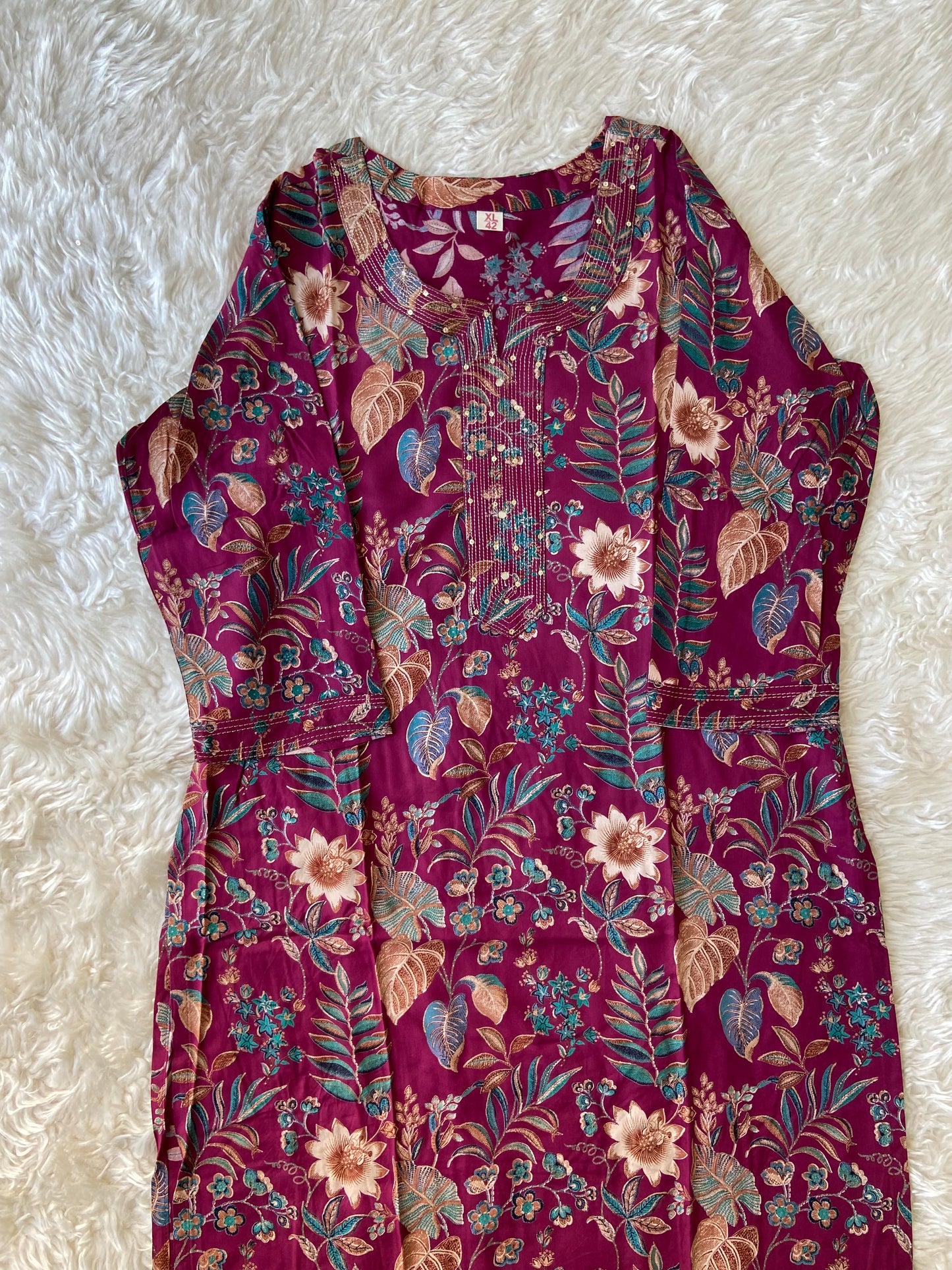 Soft Rayon Kurti Pant Set