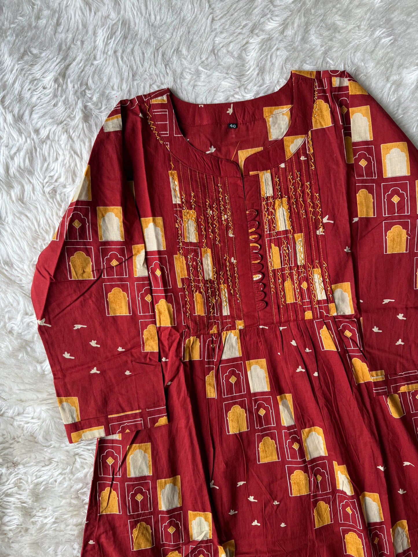 Premium Cotton Kurti Pant Dupatta Set