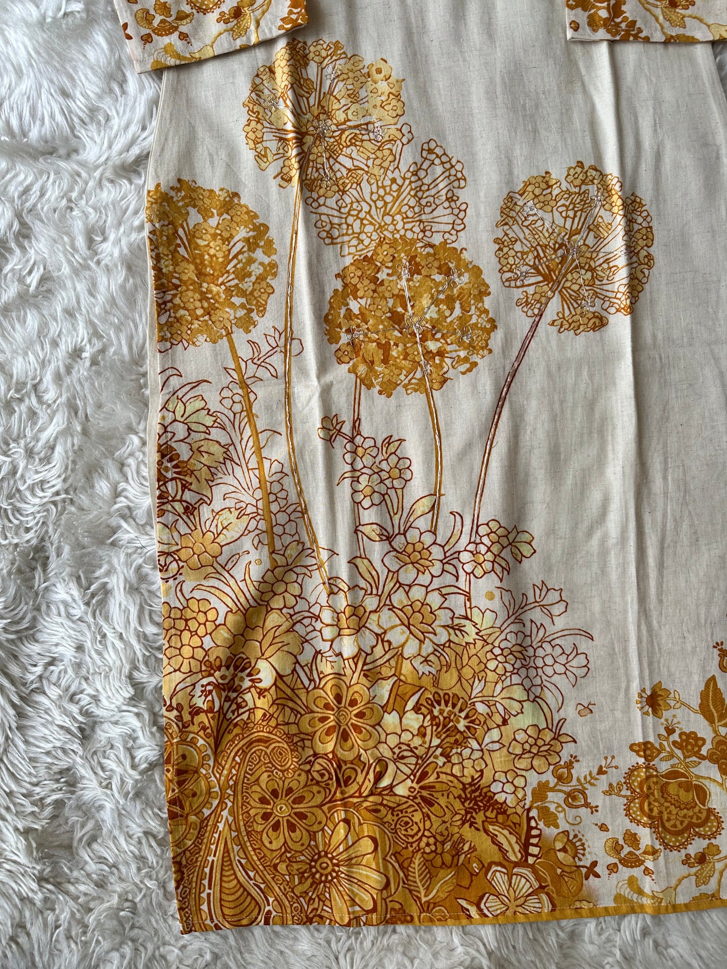 Khadi Cotton Kurti plazo Set Lehariya dupatta