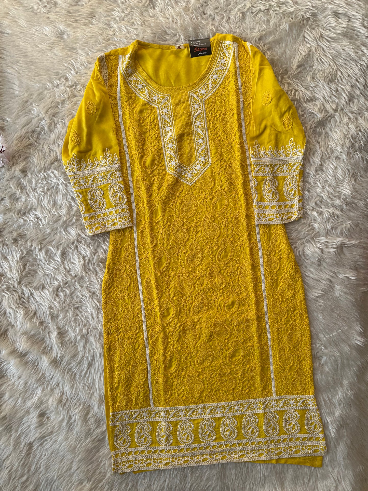 Rayon Kurti Pant Set