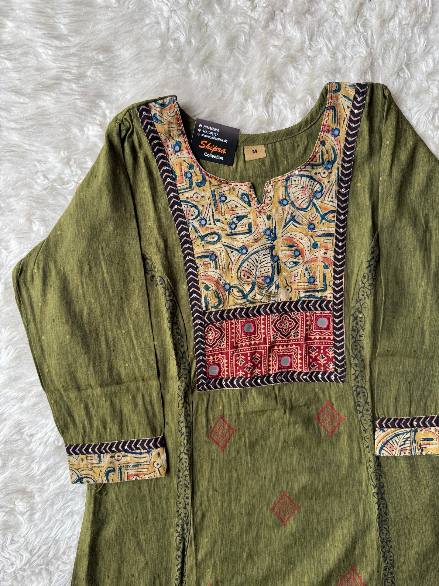 Rayon Kurti Pant Set
