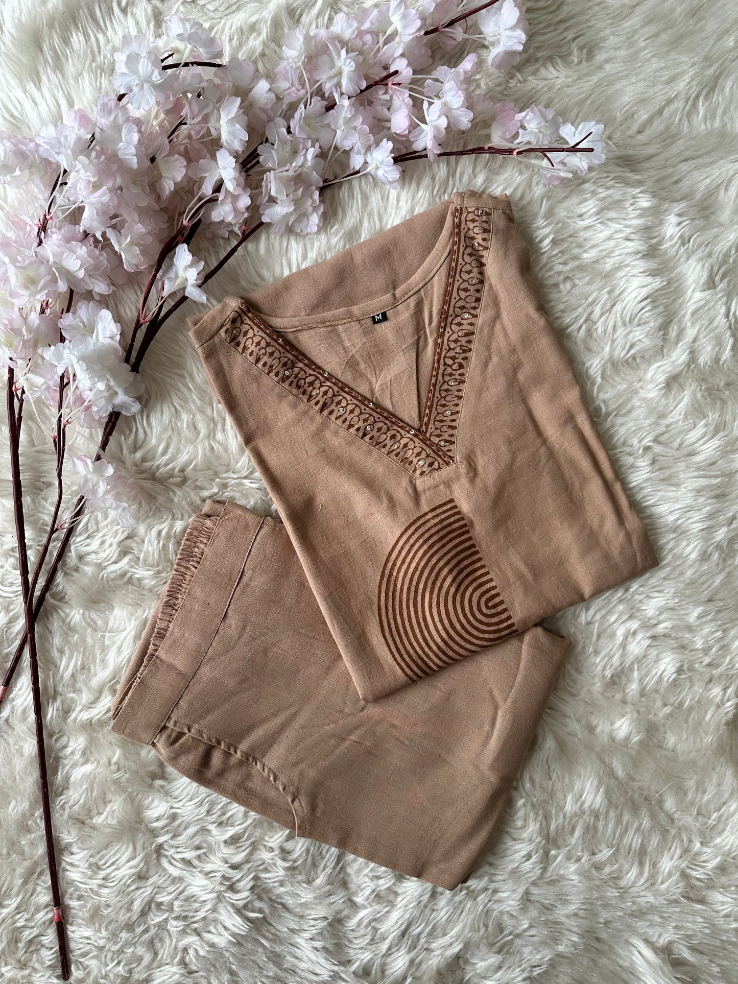 Soft Khadi Cotton Co-ord Set