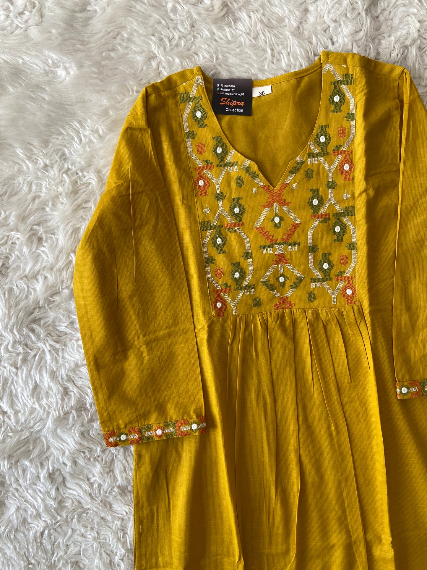 Mul Cotton Kurti Pant Dupatta Set