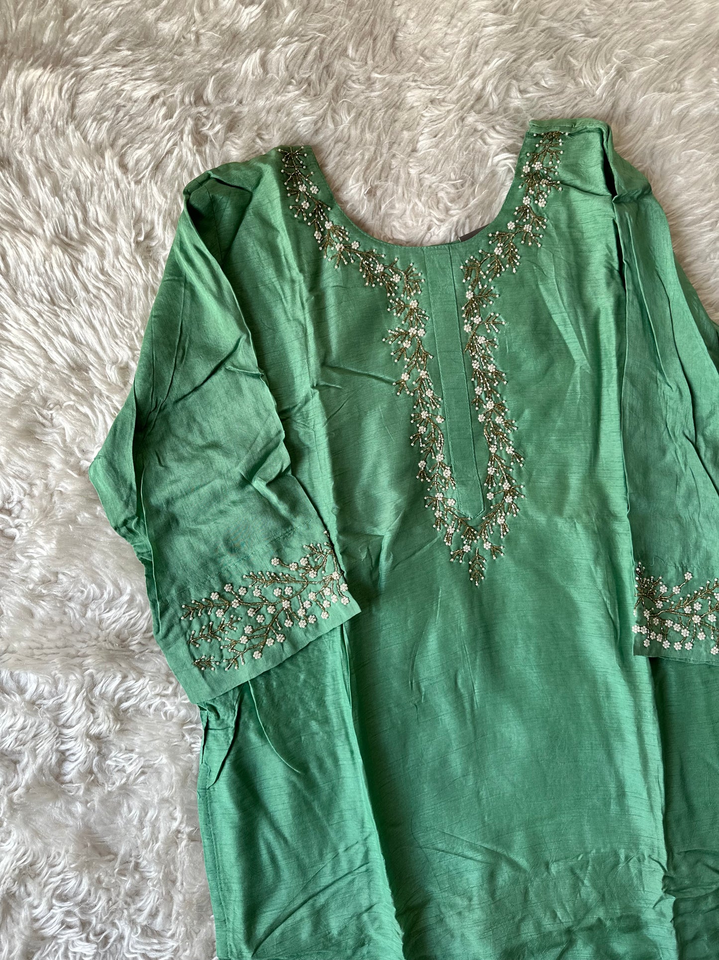 Plus Size Dola Silk Kurti Dupatta Set