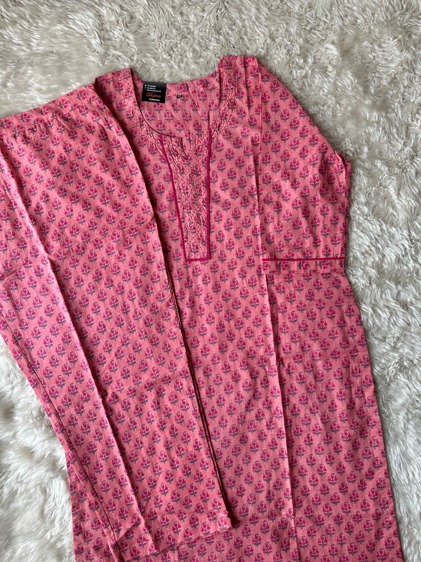 Premium Cotton Kurti Pant Set