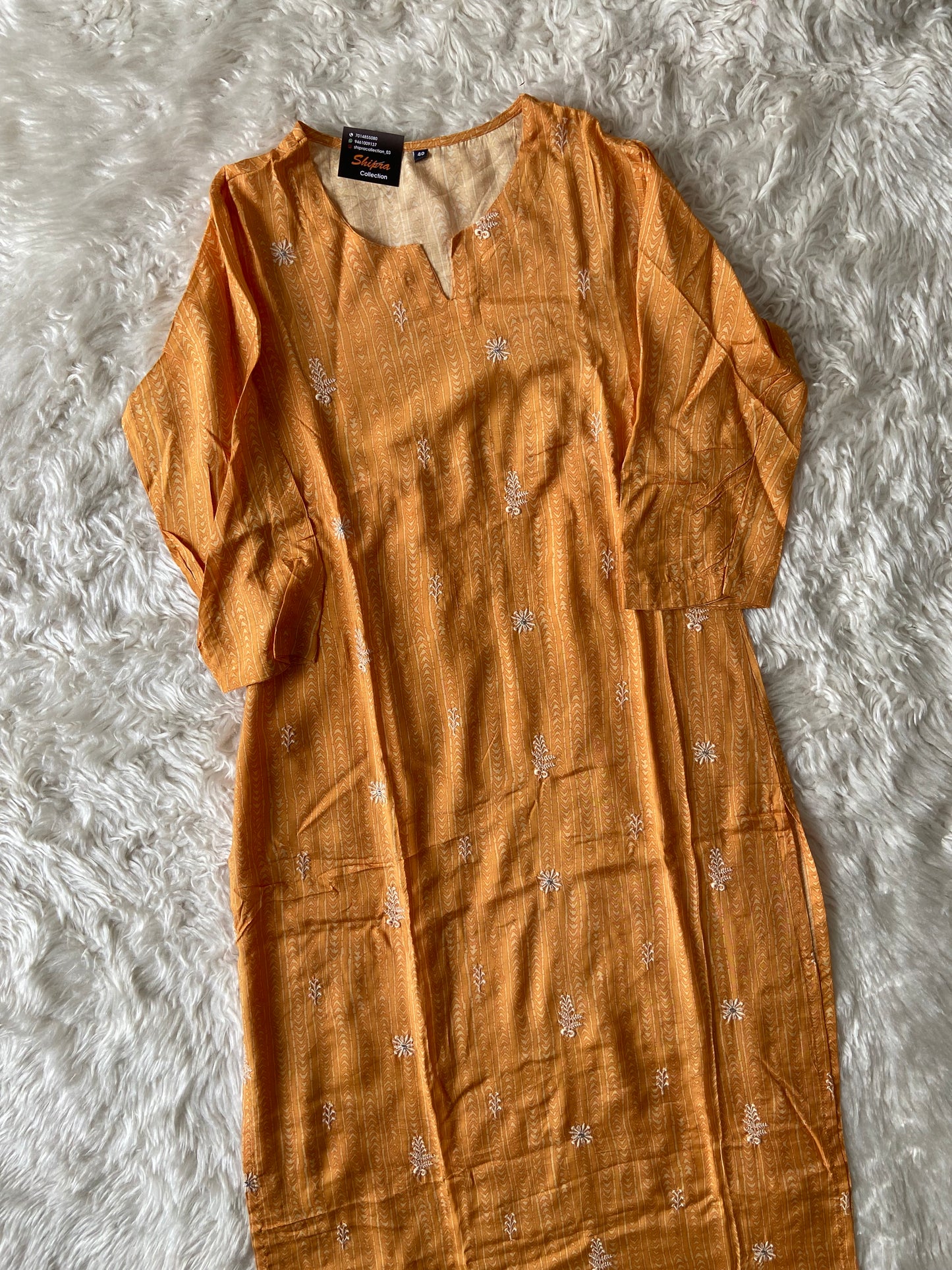 Butter Silk Kurti Pant Dupatta Set