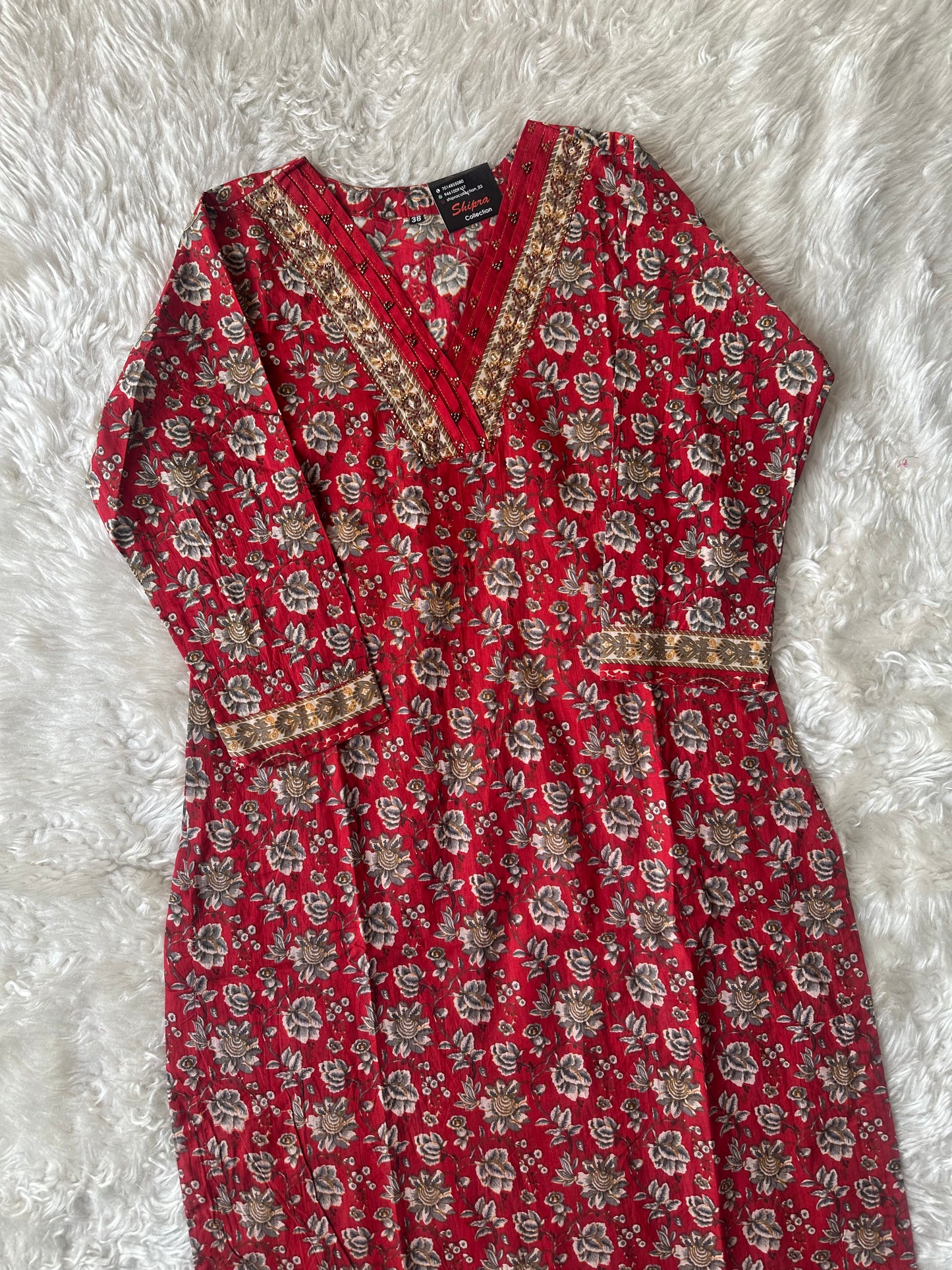 Premium Cotton Kurti Plazo Dupatta Set