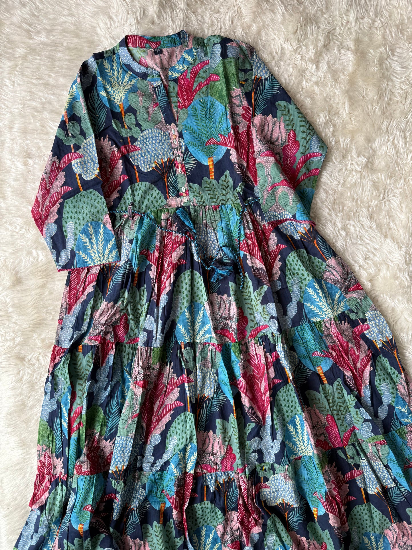 Premium Cotton Flare Kurti
