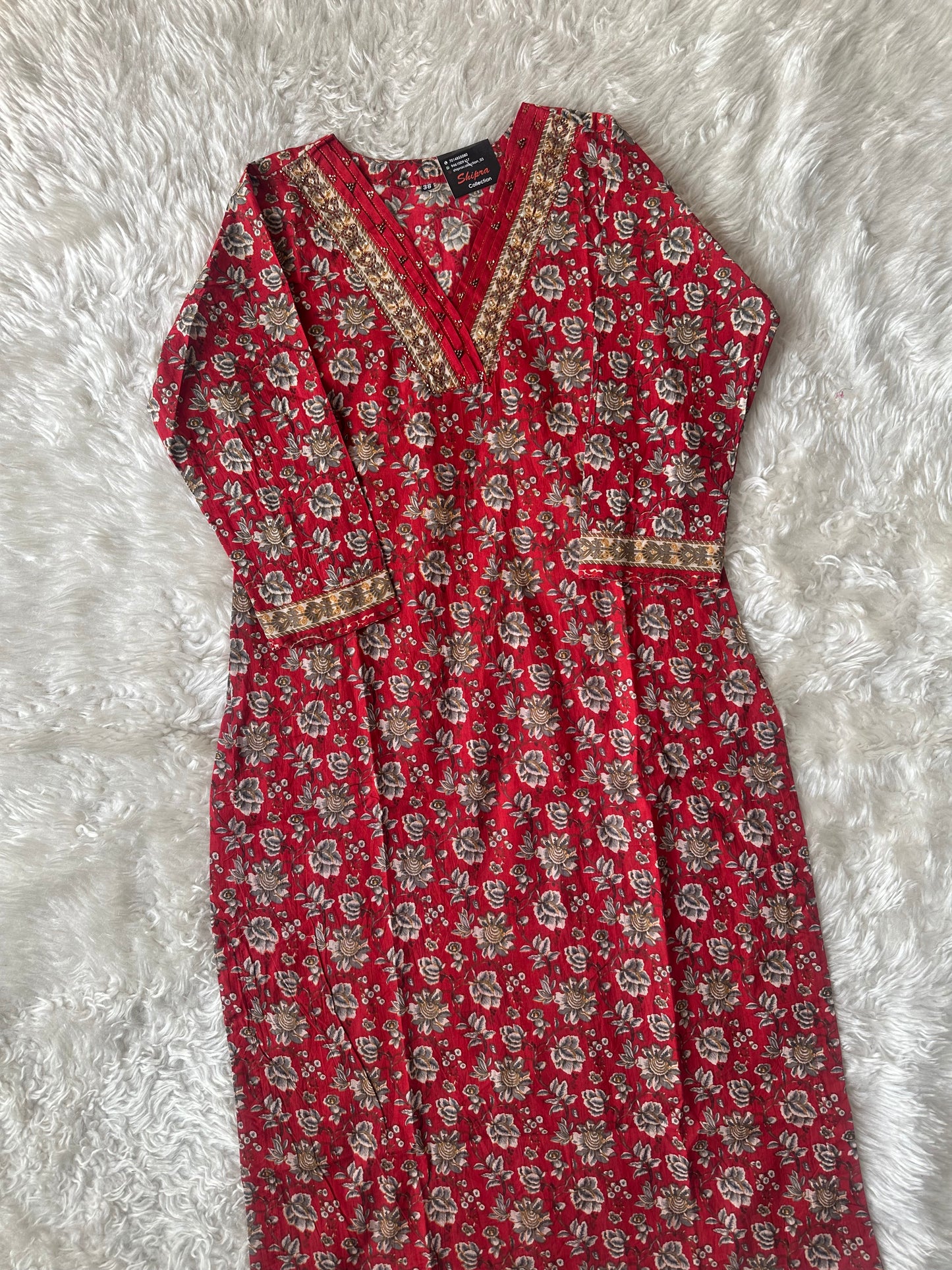 Premium Cotton Kurti Plazo Dupatta Set