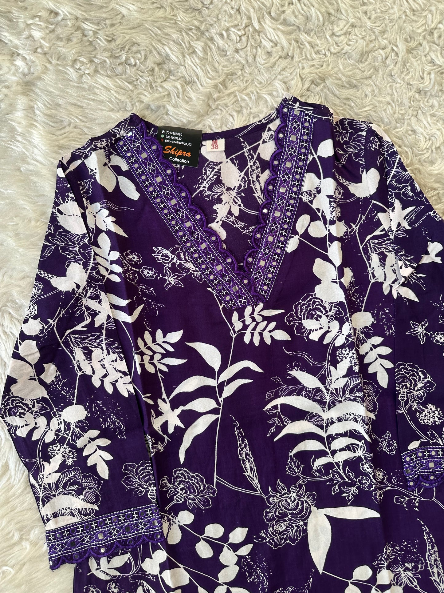Rayon Kurti Pant Set
