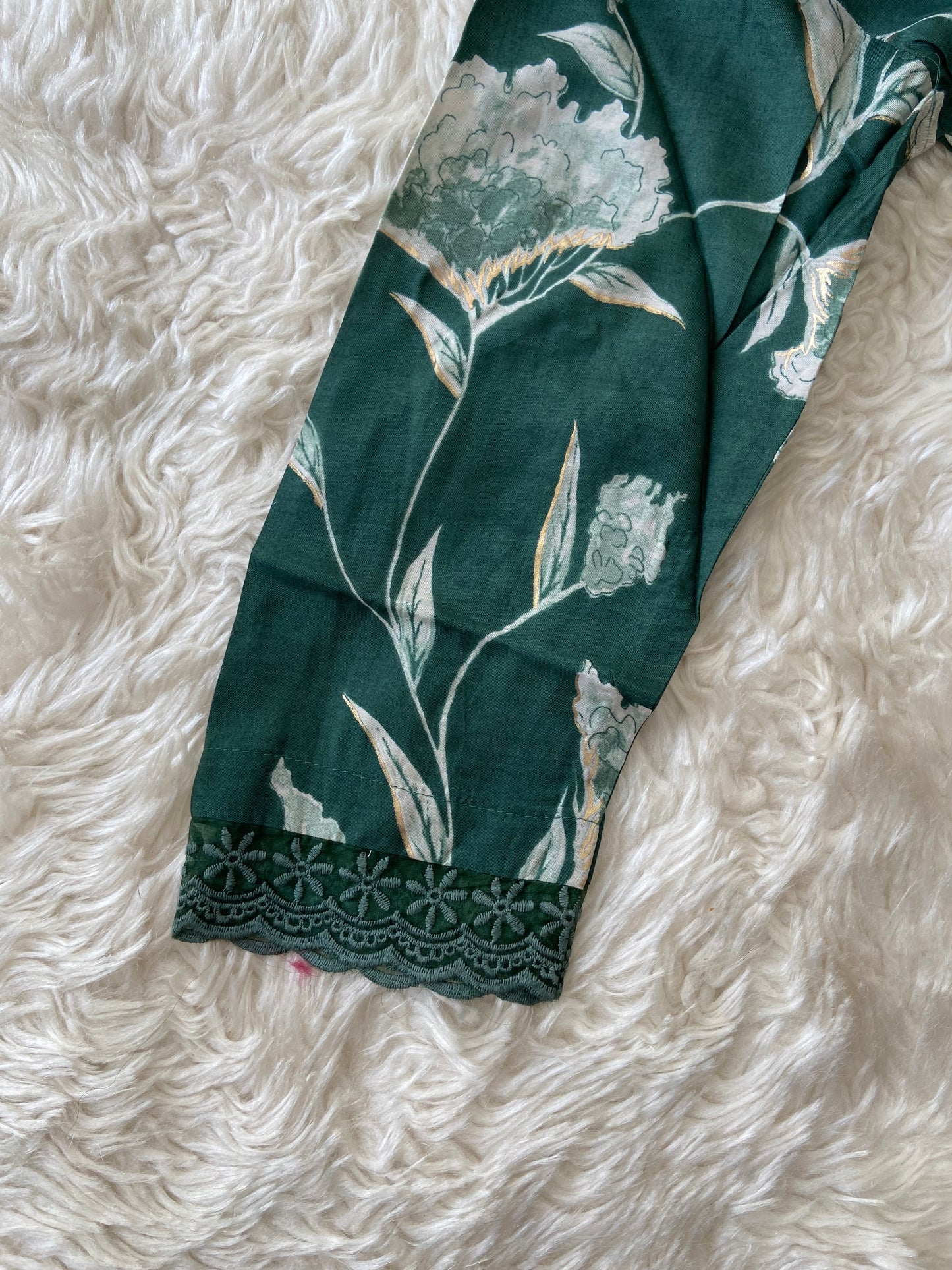 Mul Silk Kurti Pant Set