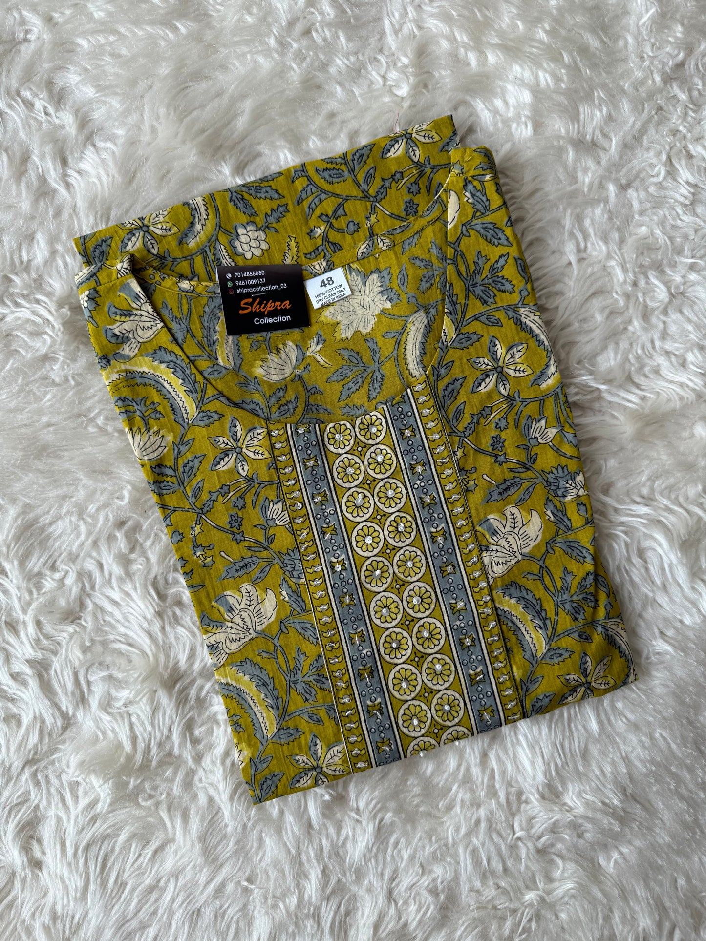 Premium Cotton Kurti Pant Dupatta Set