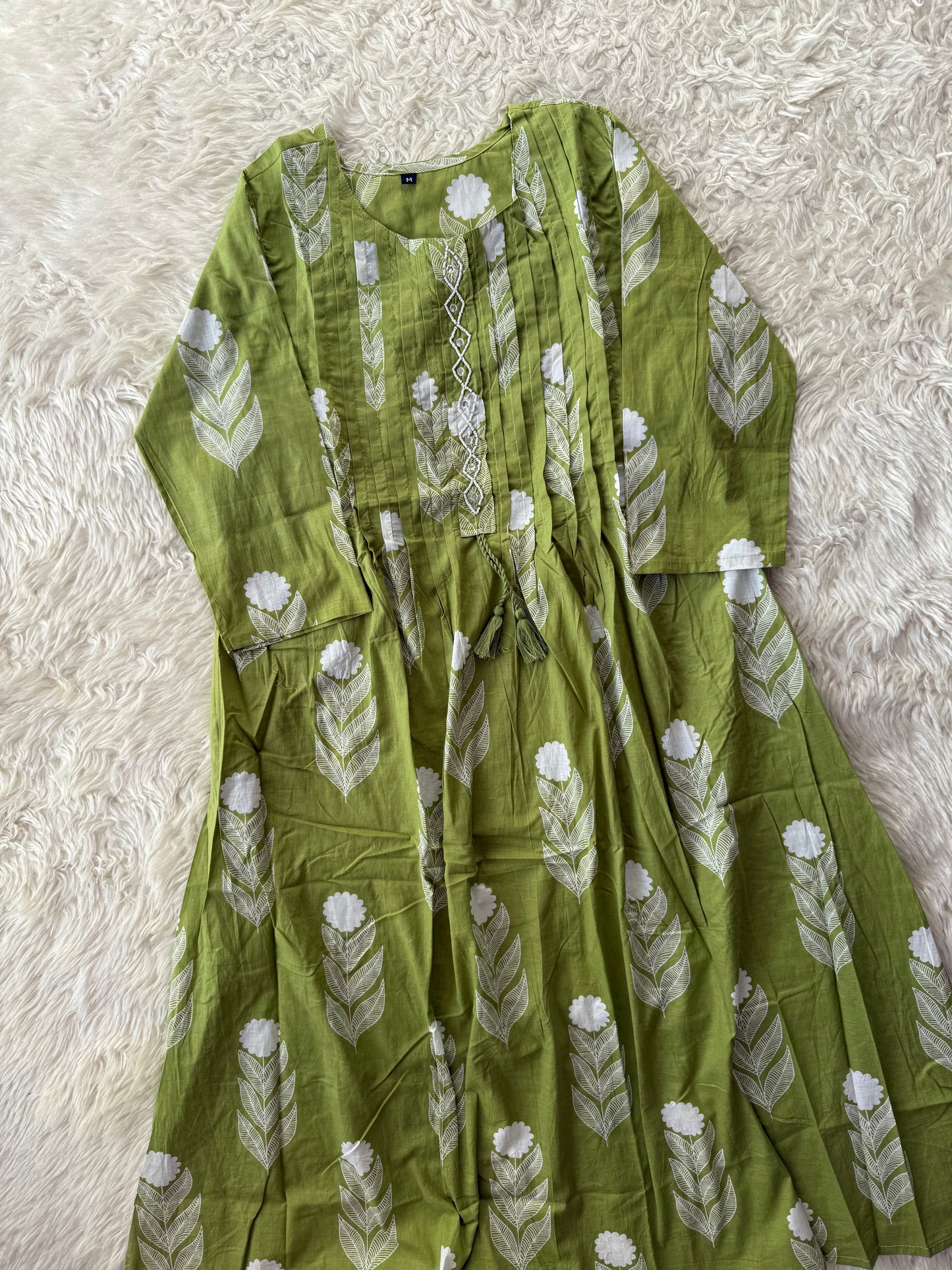 Cotton FLARE Kurti Pant Set