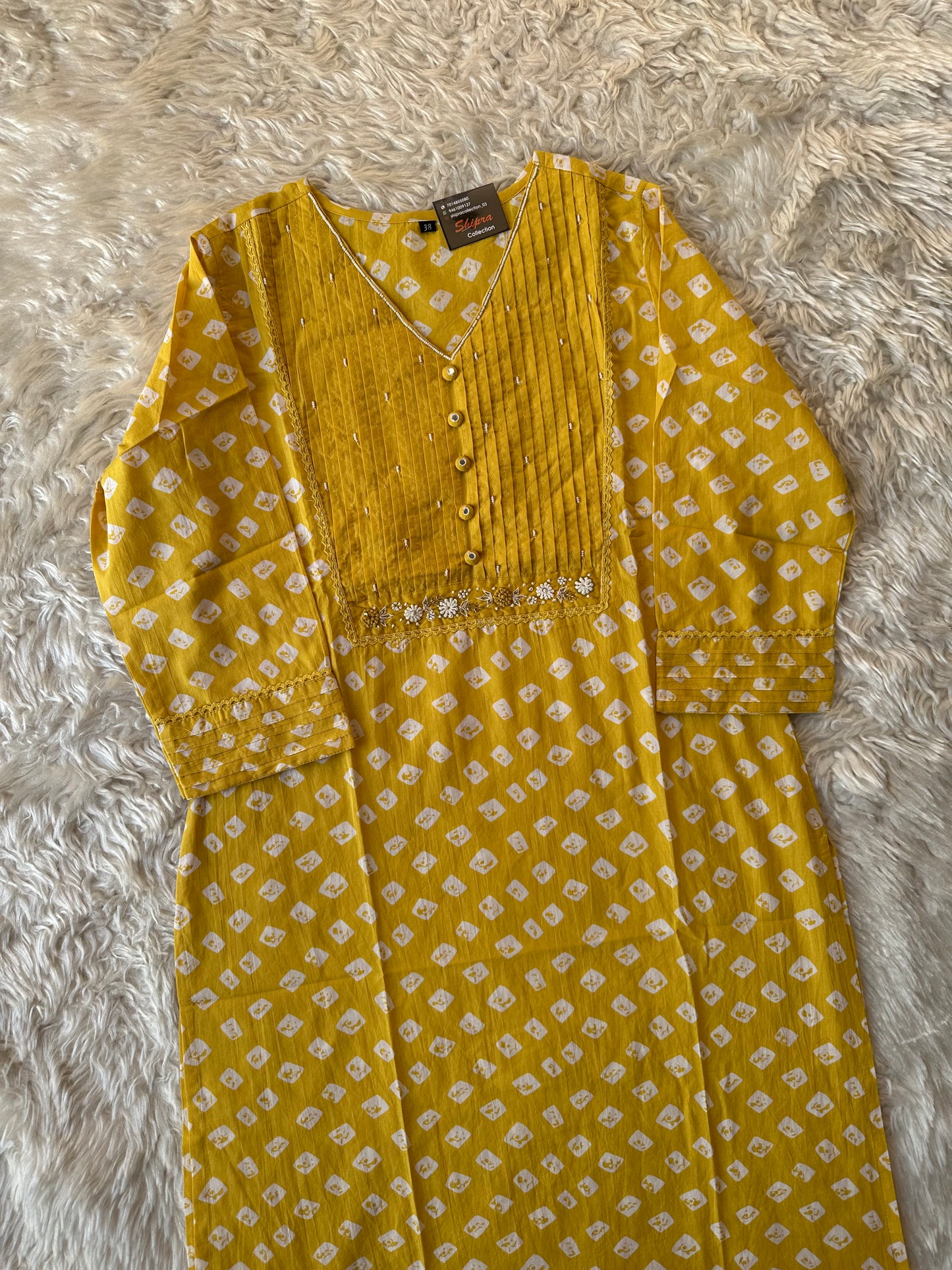 Premium Cotton Kurti Pant Dupatta Set