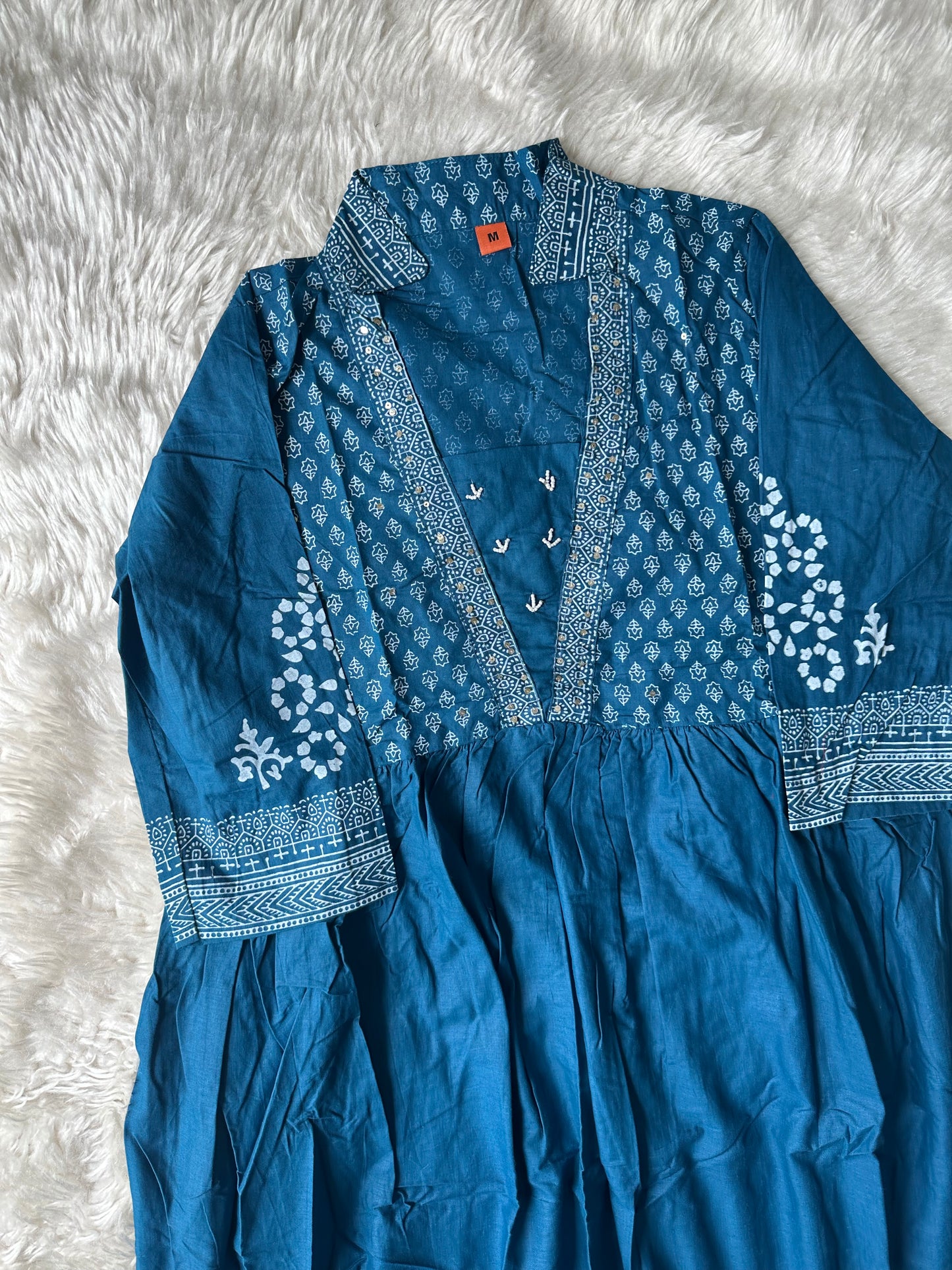 Cotton FLARE Kurti Pant Set