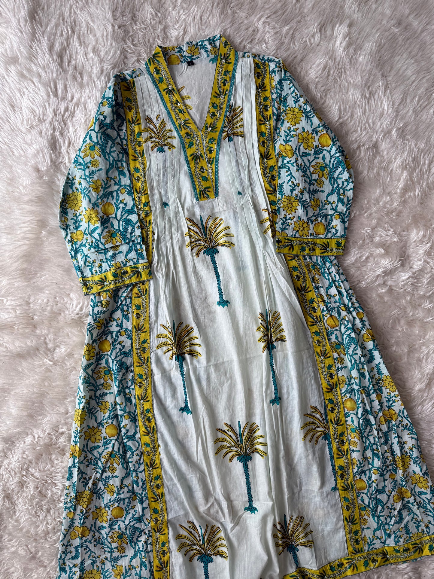 Budget Friendly Flare Kurti Pant Dupatta Set