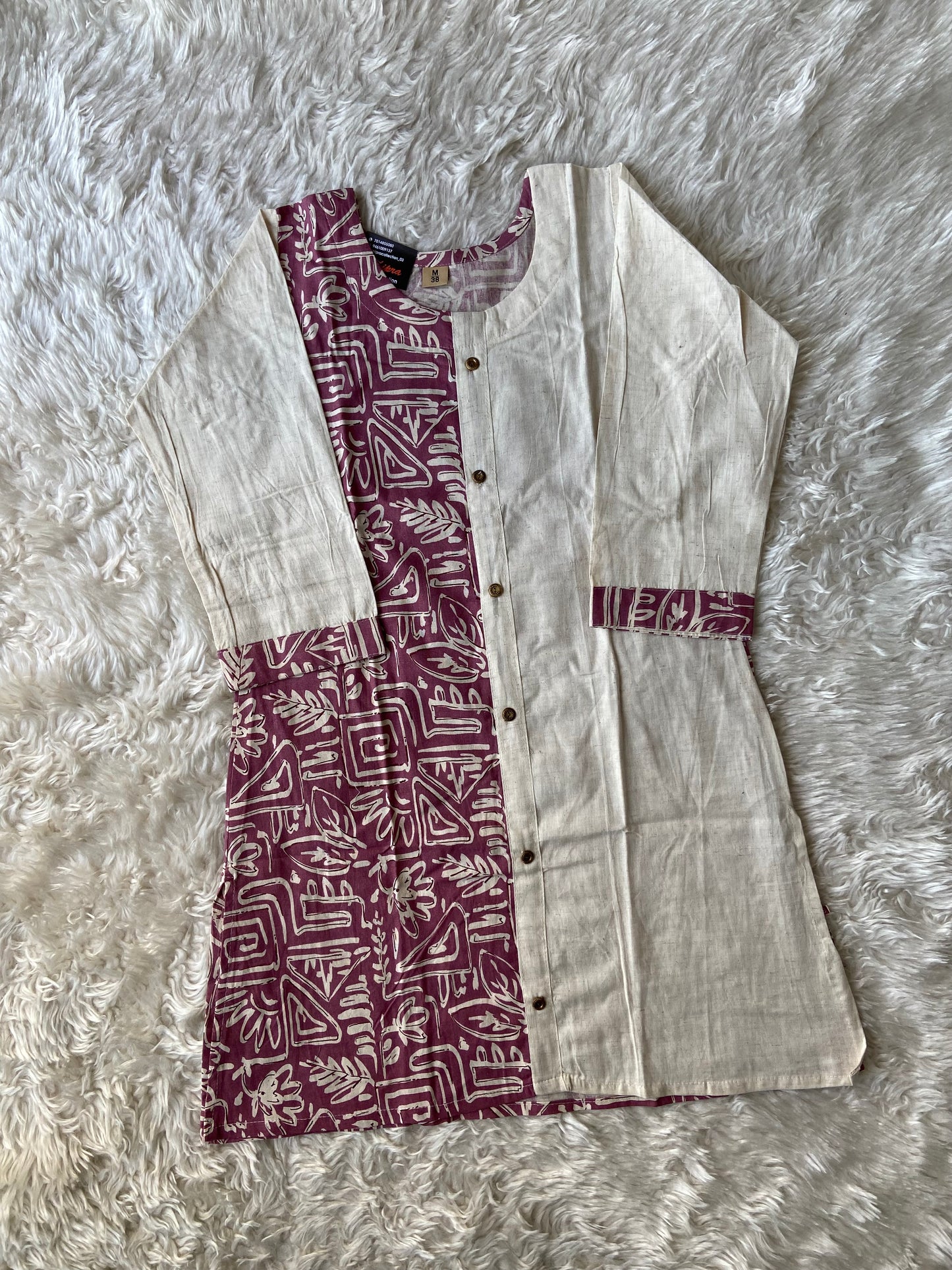 Soft Khadi Cotton Co-ord Set