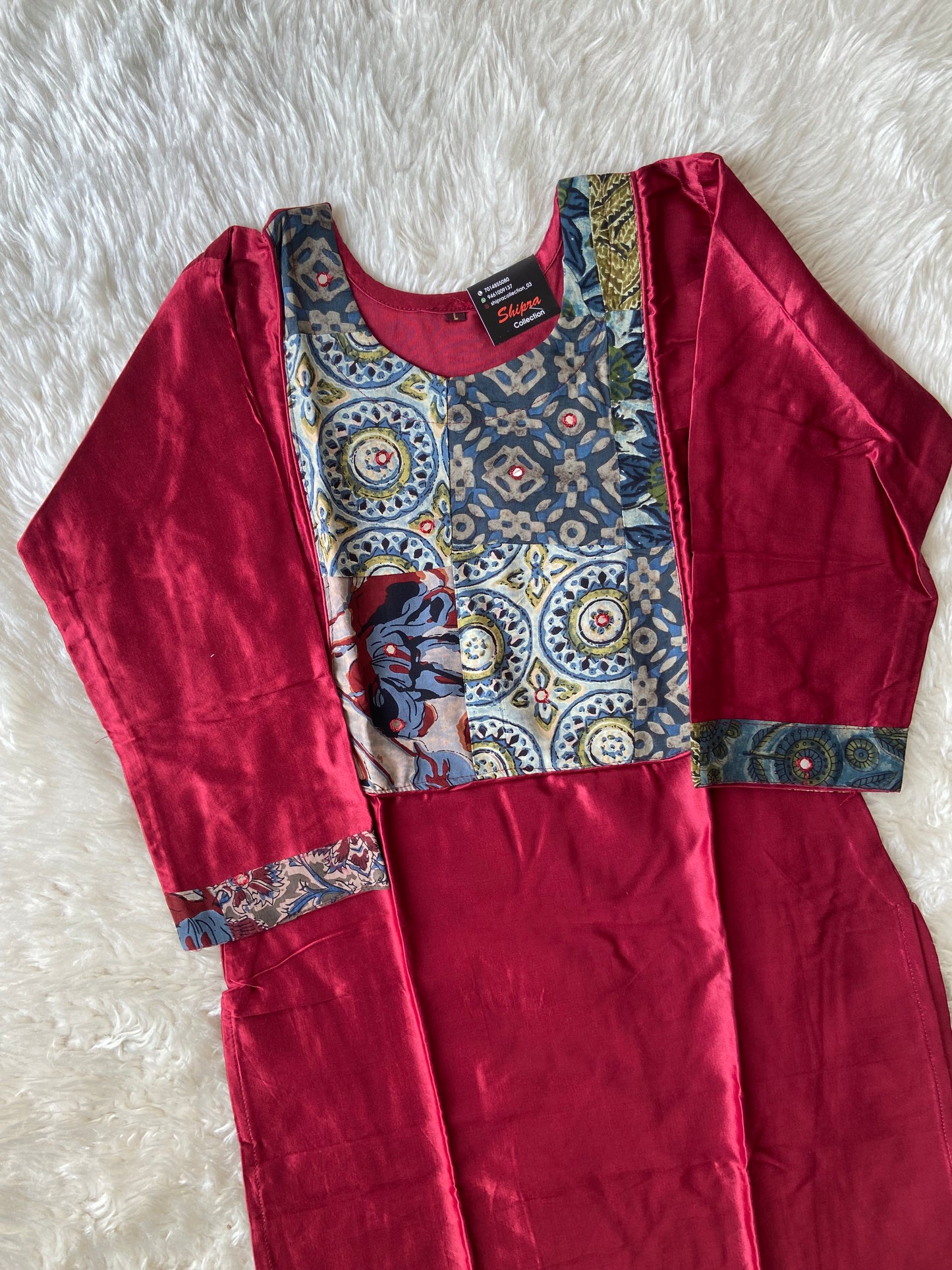 Gazi Silk Kurti