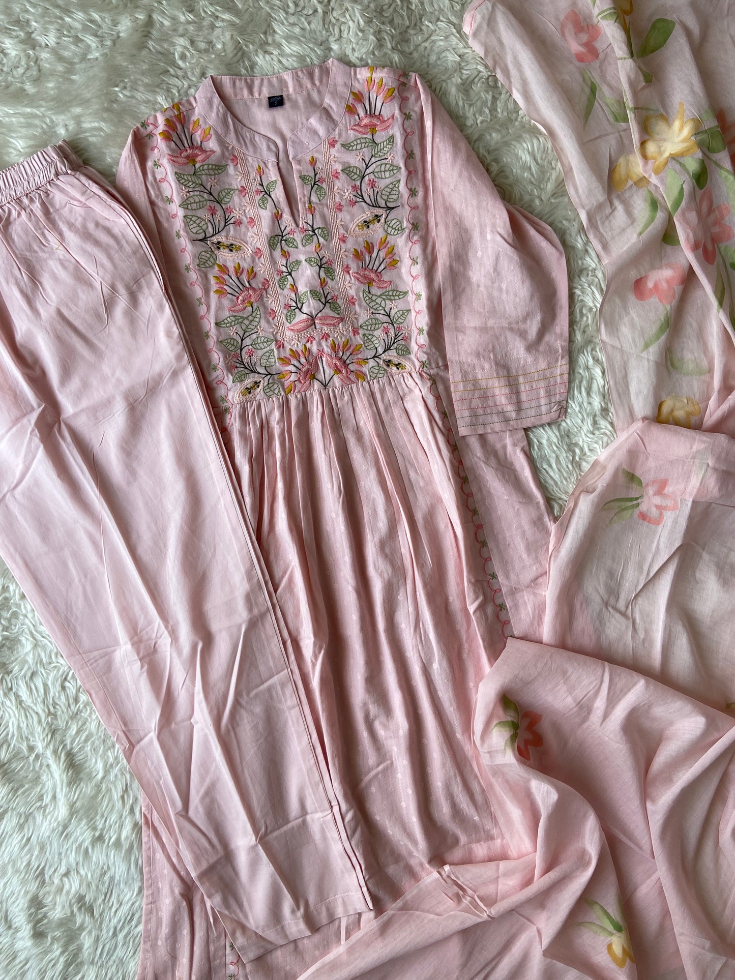 Premium Mul Cotton Thread Work Collection