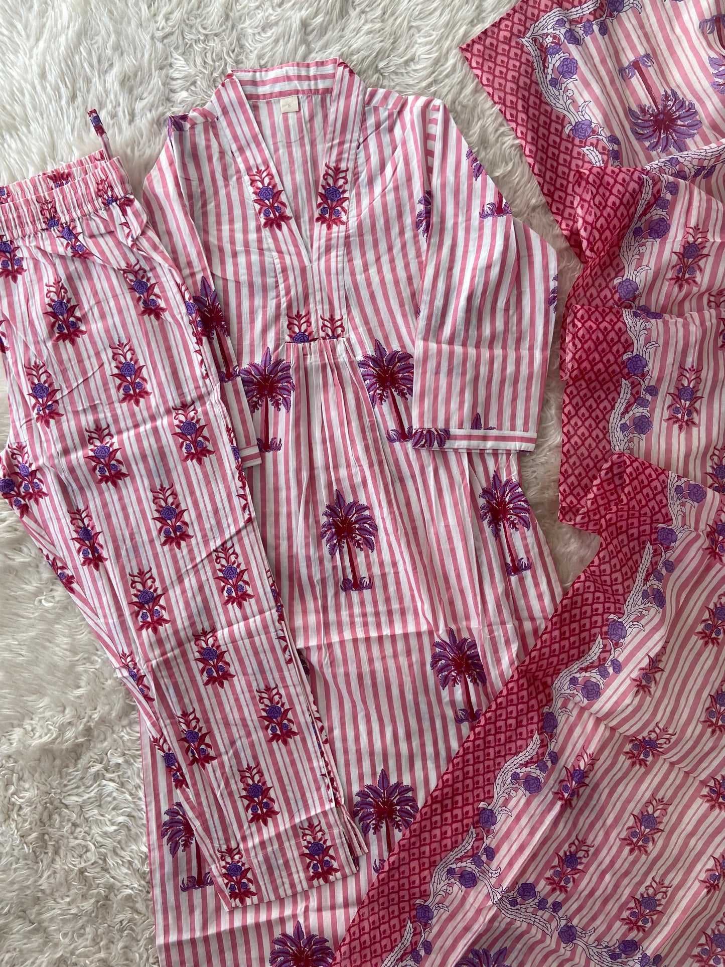 Premium Cotton Kurti Pant Dupatta Set