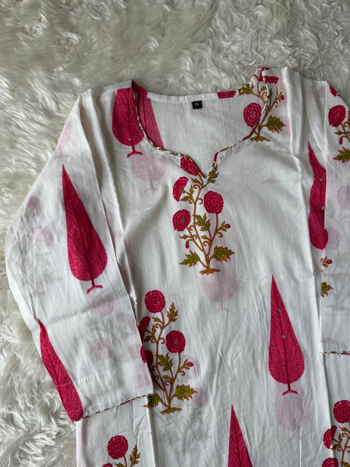 Cotton Kurti Pant Set