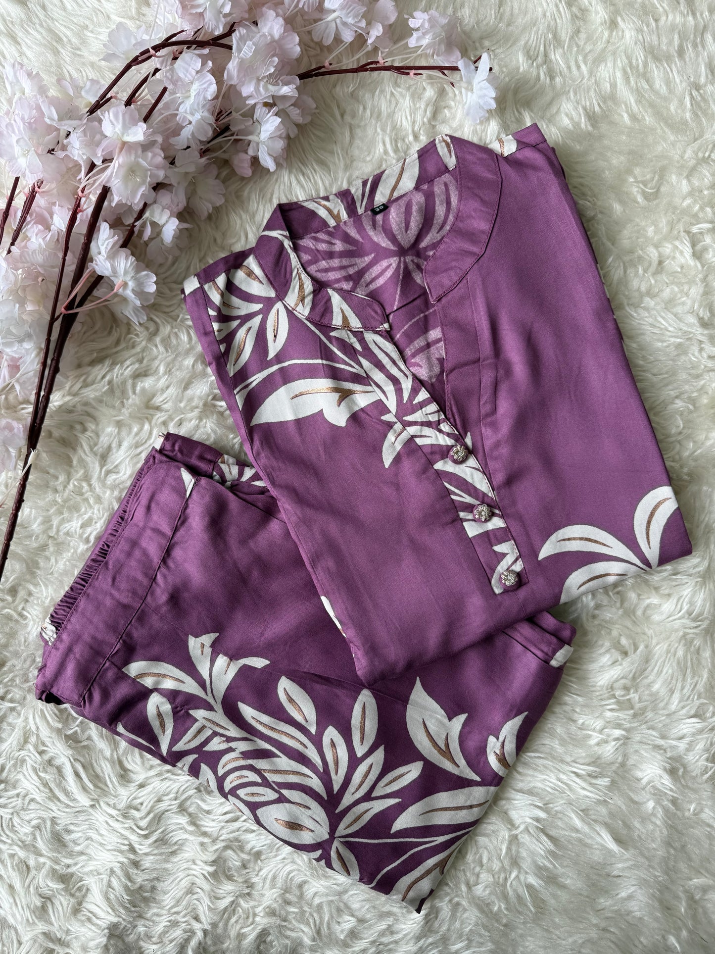 Butter Silk co-ord Set