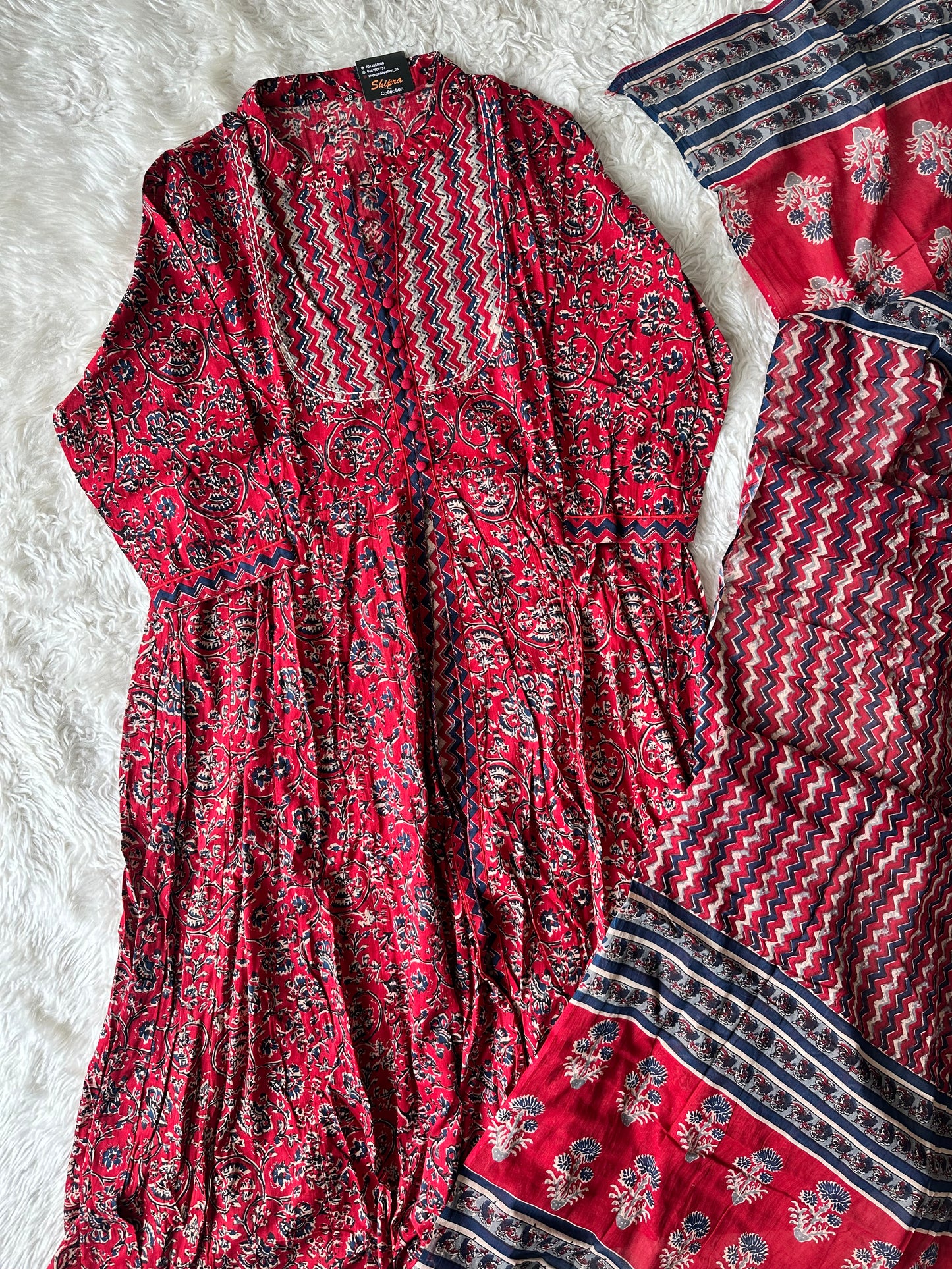 Premium Cotton Kurti Dupatta Set