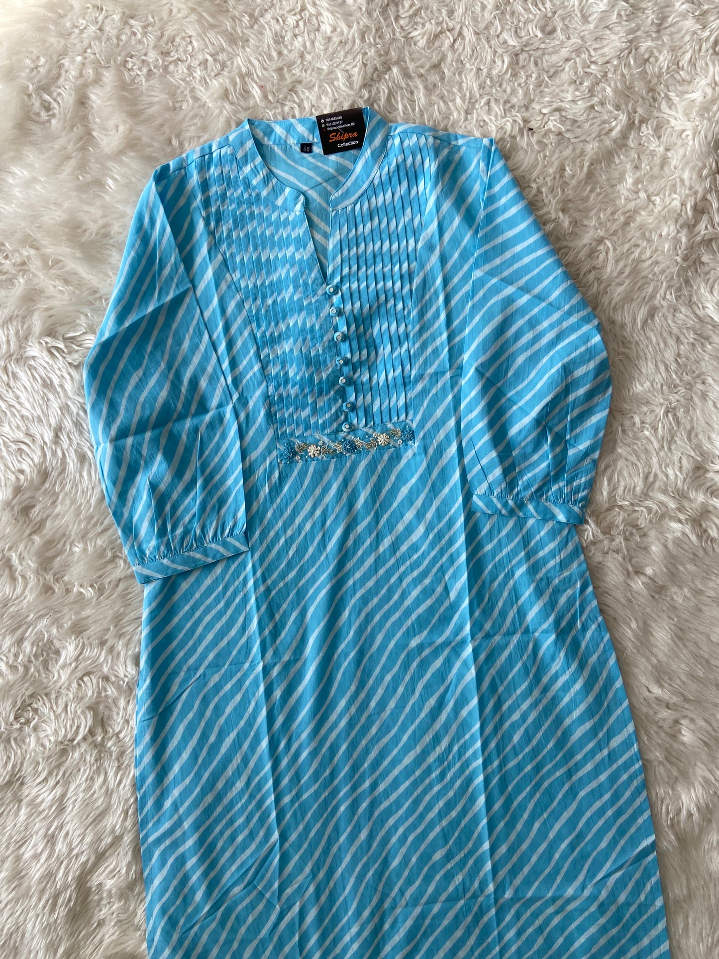 Premium Cotton Kurti Pant Dupatta Set