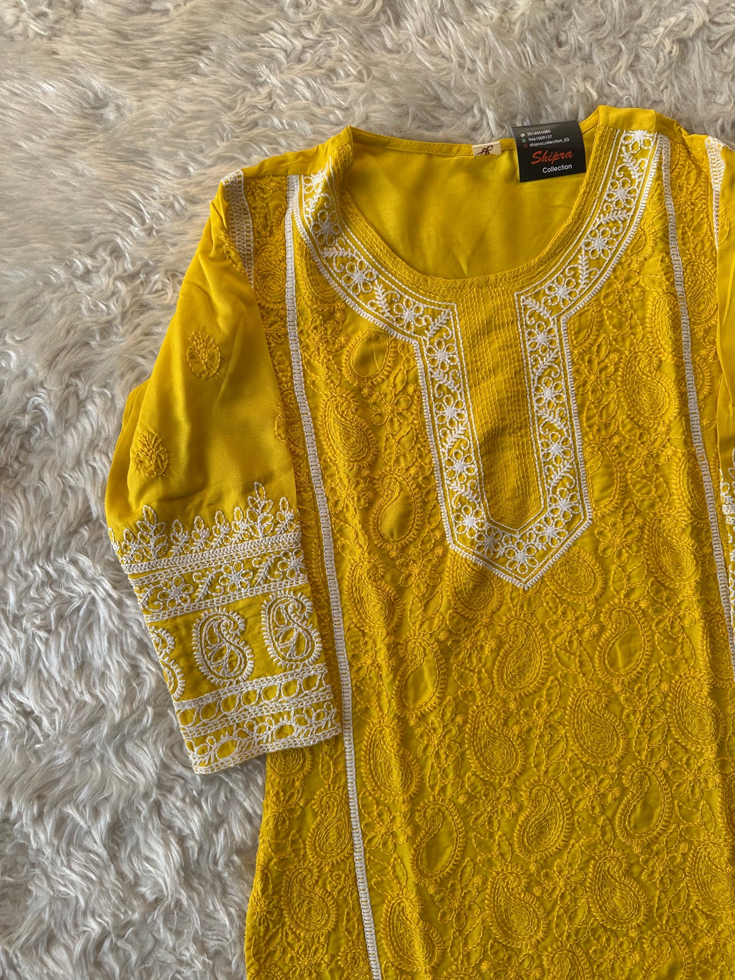 Rayon Kurti Pant Set