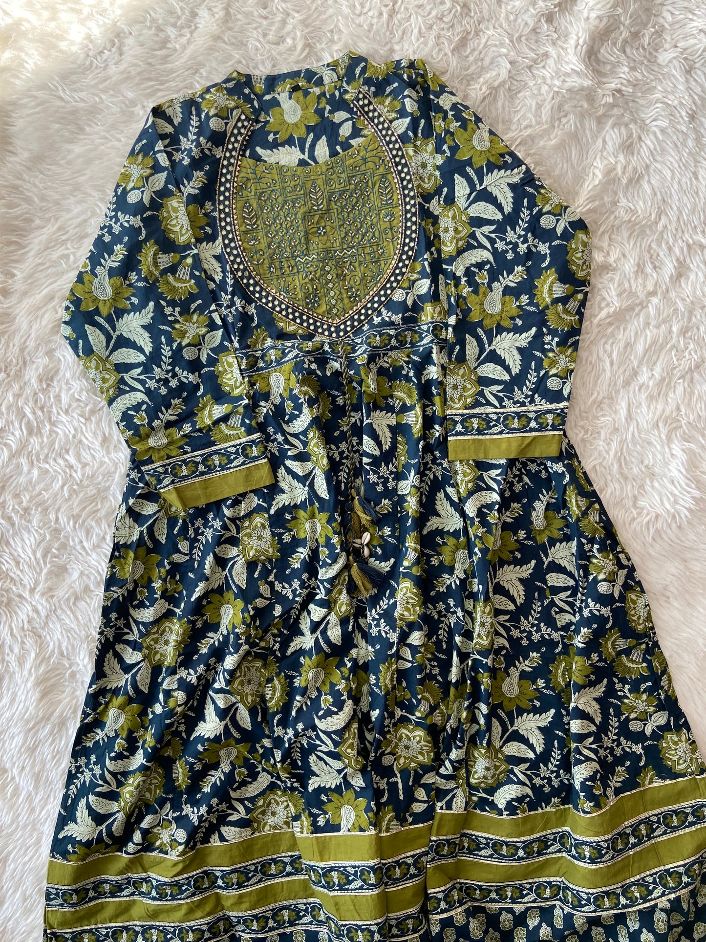 Premium Cotton Flare Kurti