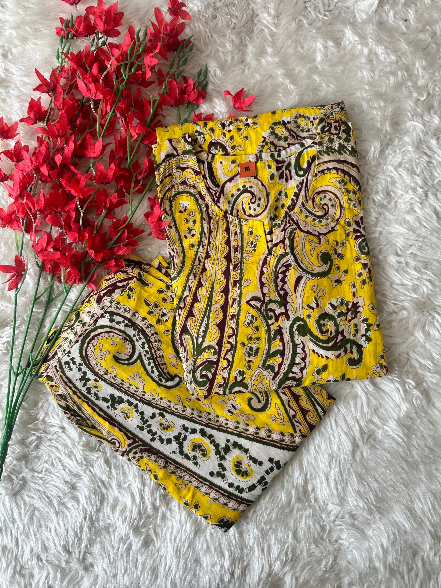 Cotton Kurti Pant Set
