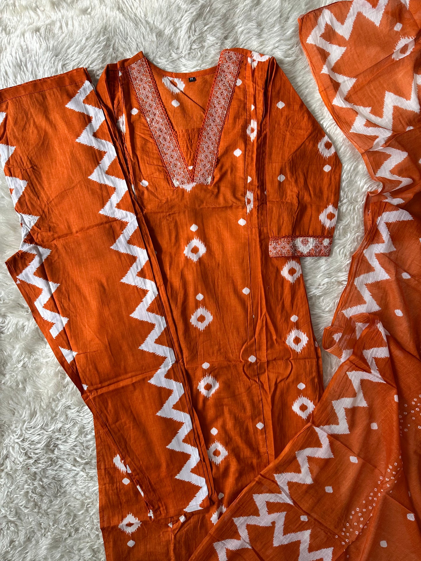 Budget Friendly Kurti Pant Dupatta Set