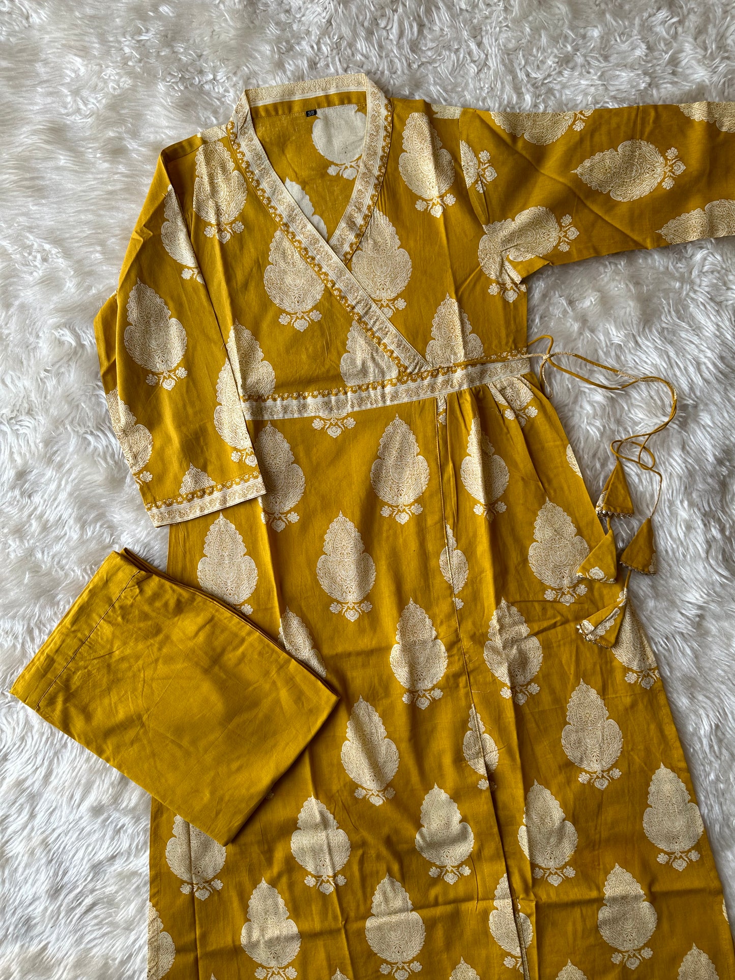 Pure Mul Cotton Kurti Pant Set