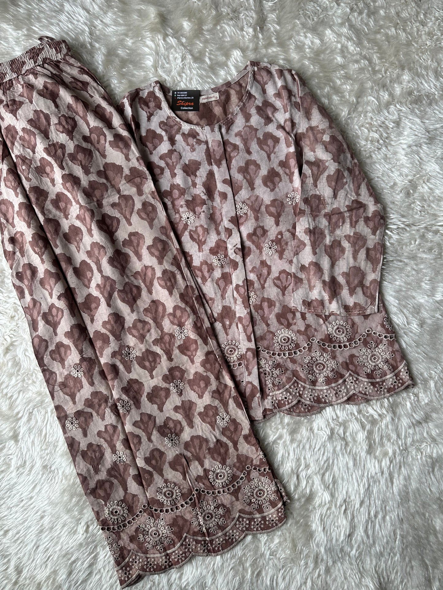Handblock Print Co-ord Set