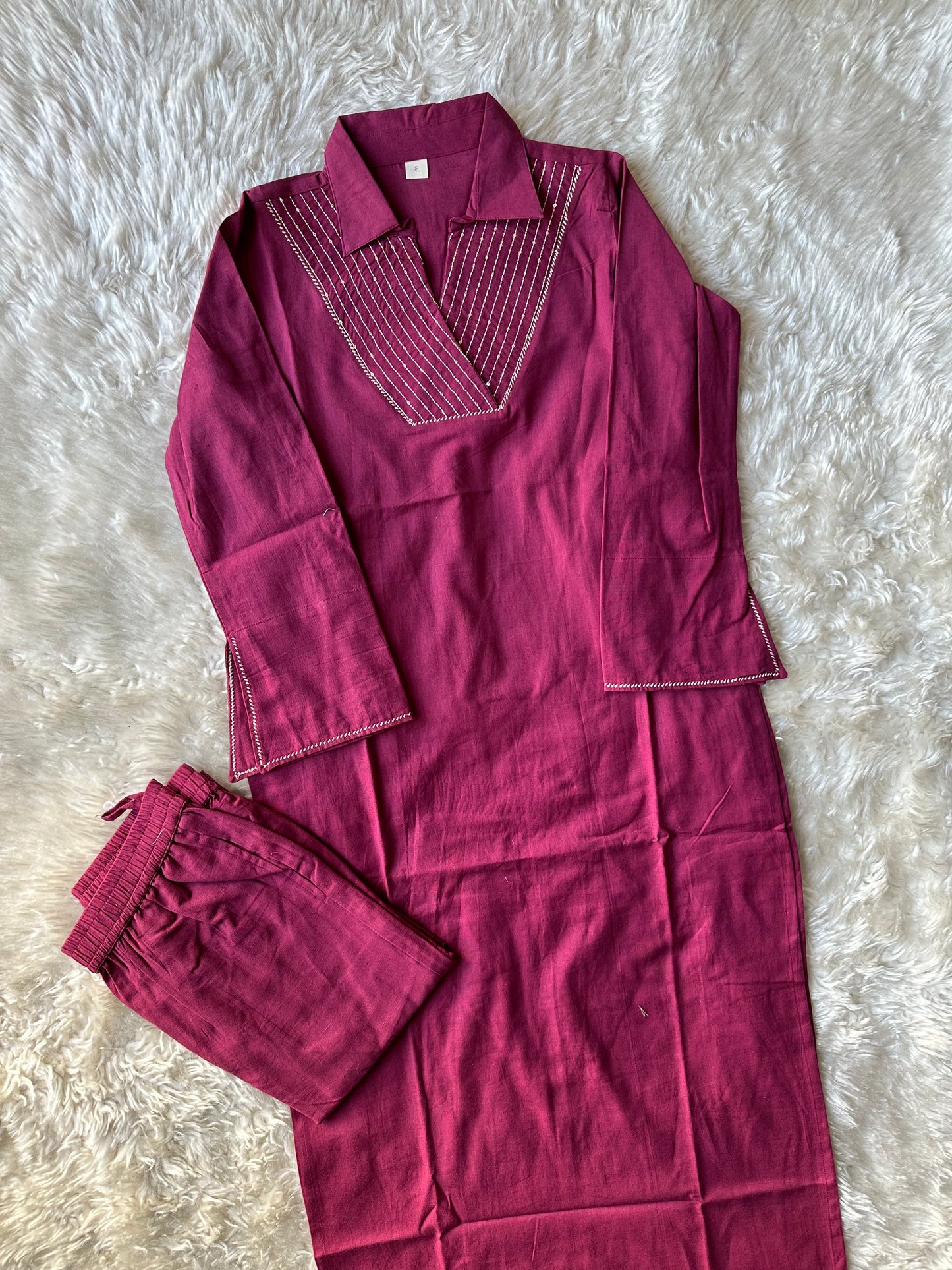 Stock Clearance 🚨 Khadi Cotton Kurti Pant Set