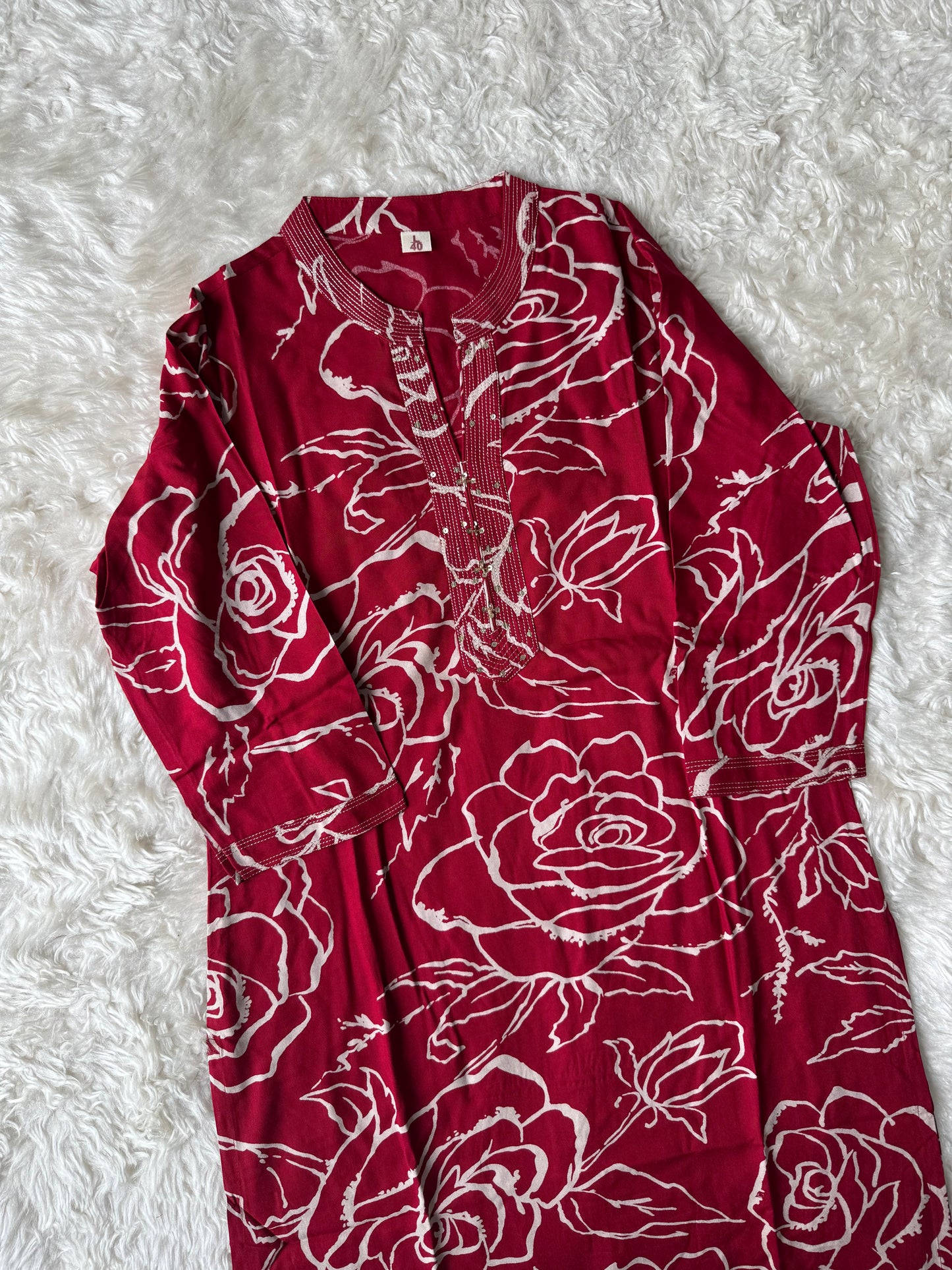 Soft Rayon Kurti Pant Set