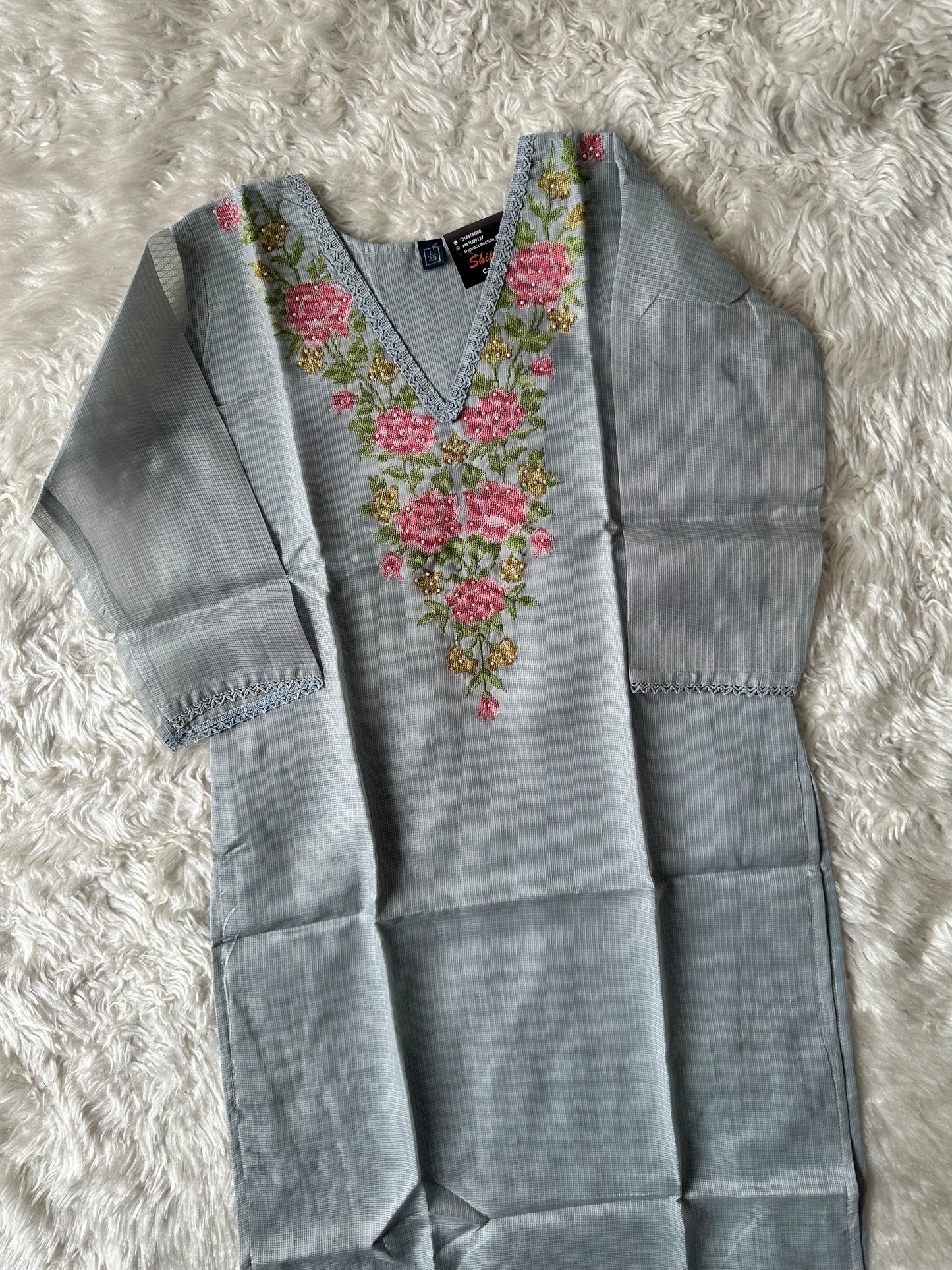 Doriya Kurti Pant Dupatta Set