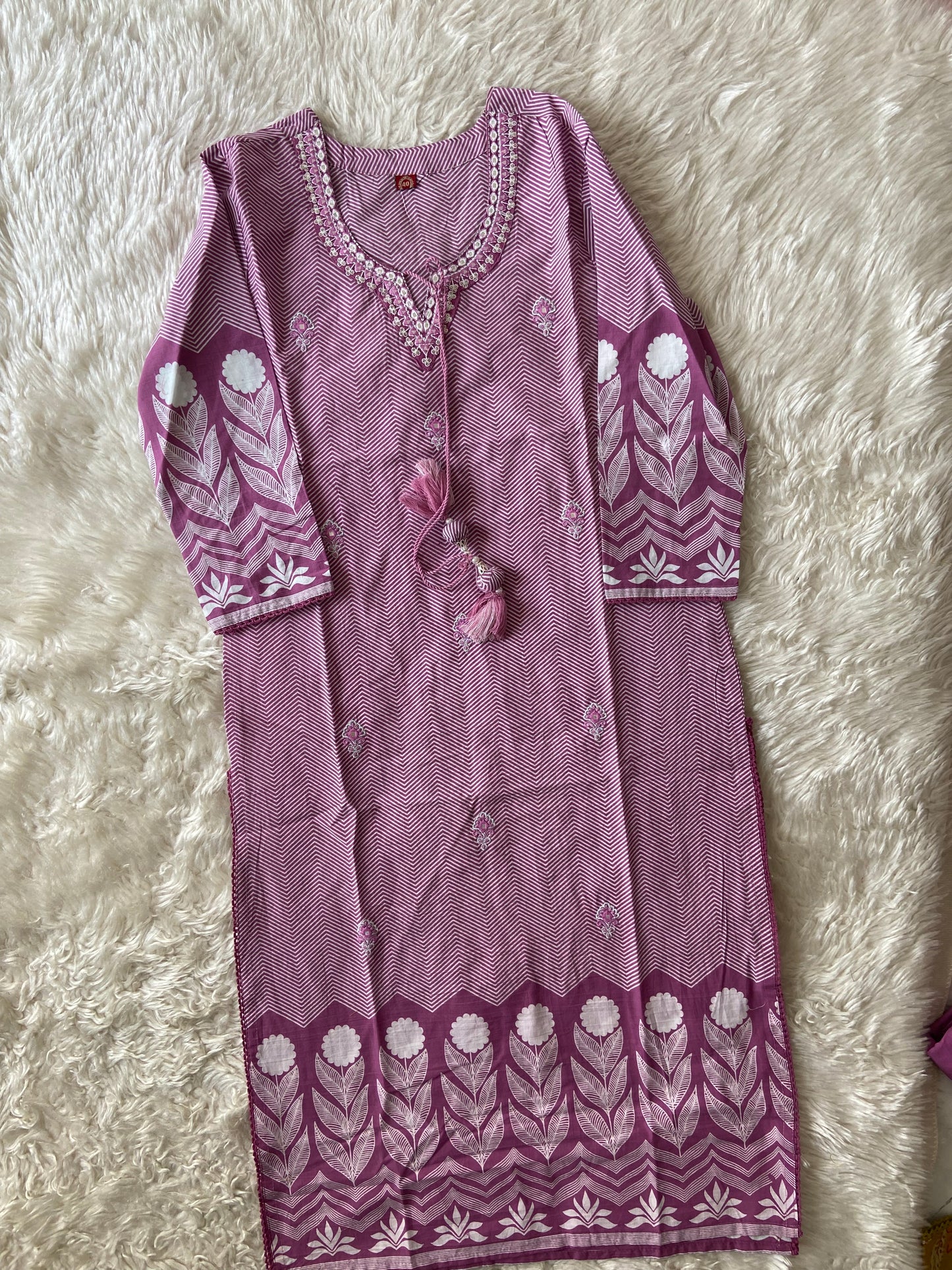 Pure Cotton Kurti Pant Set
