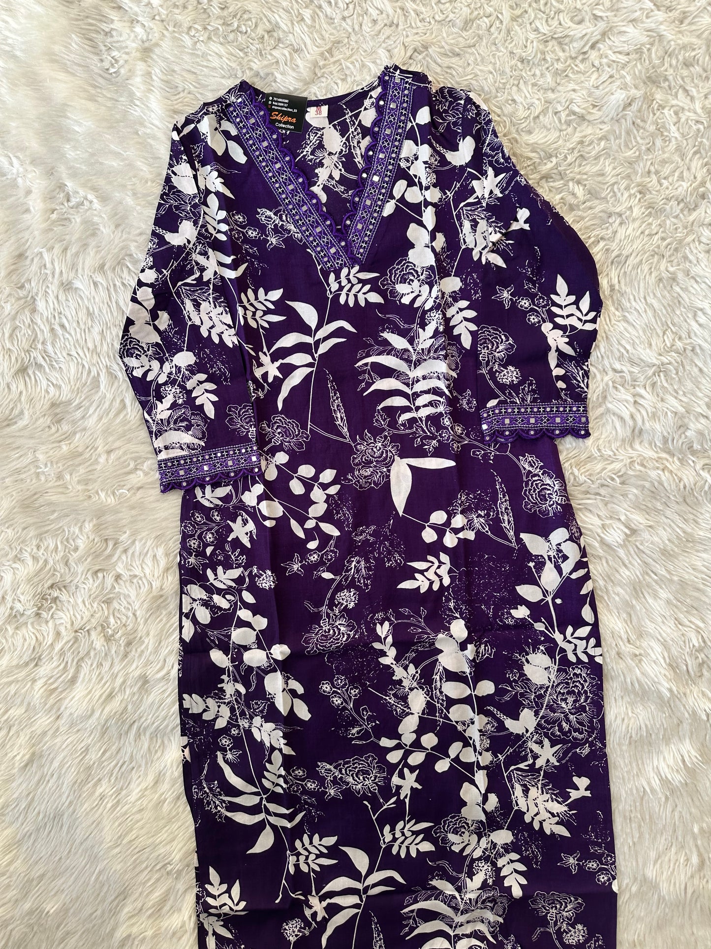 Rayon Kurti Pant Set