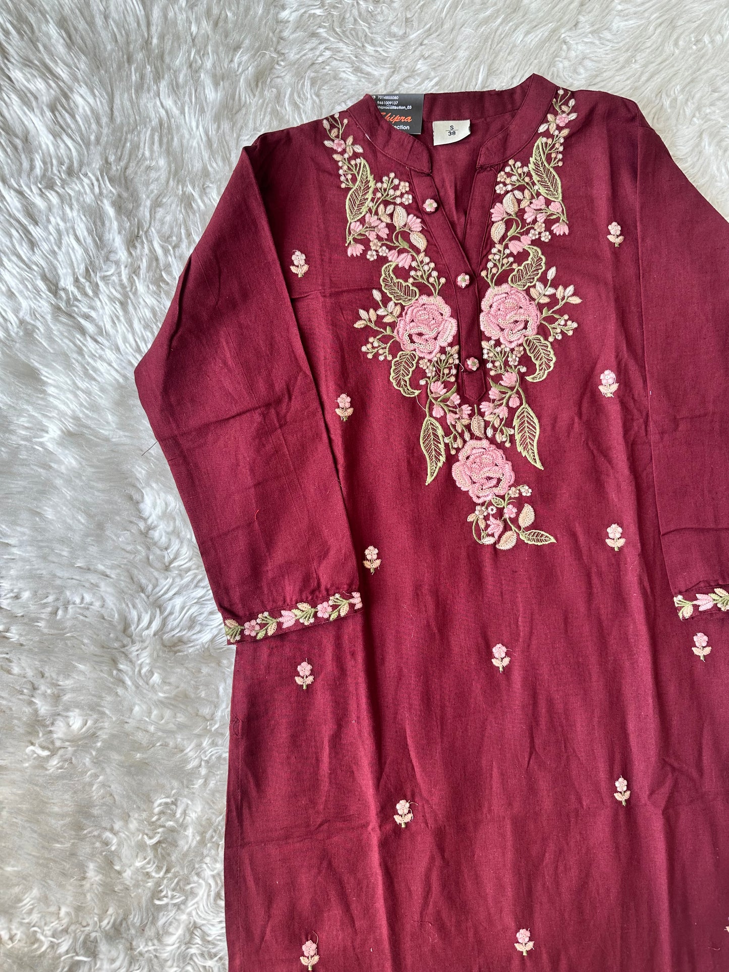Steal Deal 🚨 Premium Cotton Kurti Pant Dupatta Set