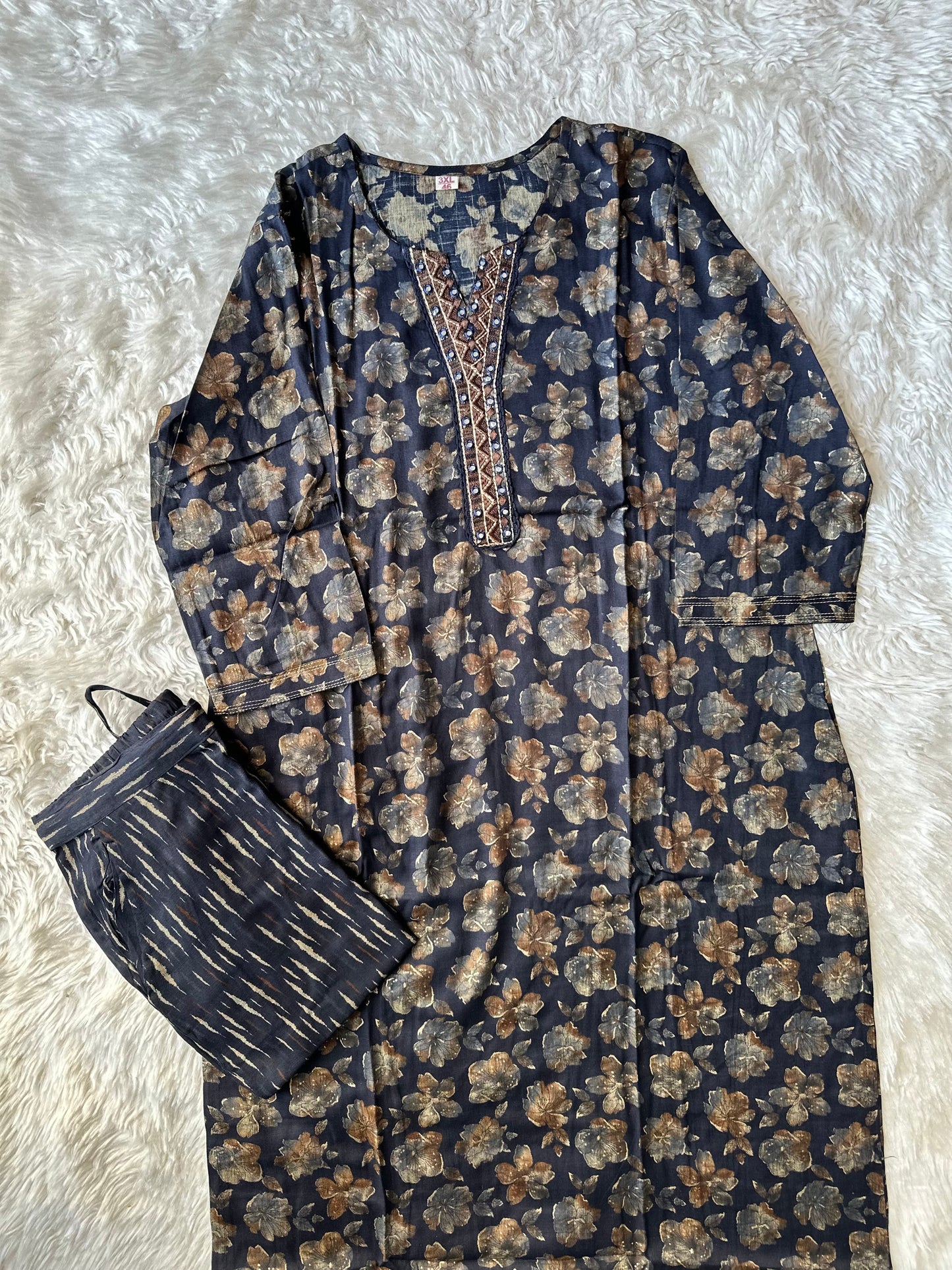 Soft Rayon Kurti Pant Set