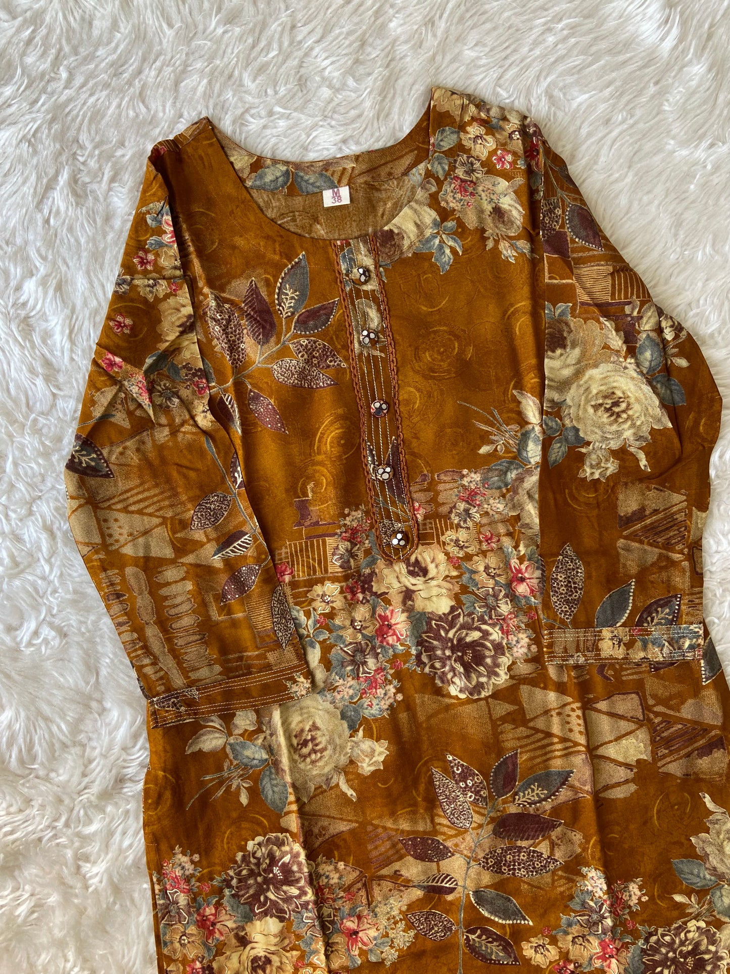 Soft Rayon Kurti Pant Set