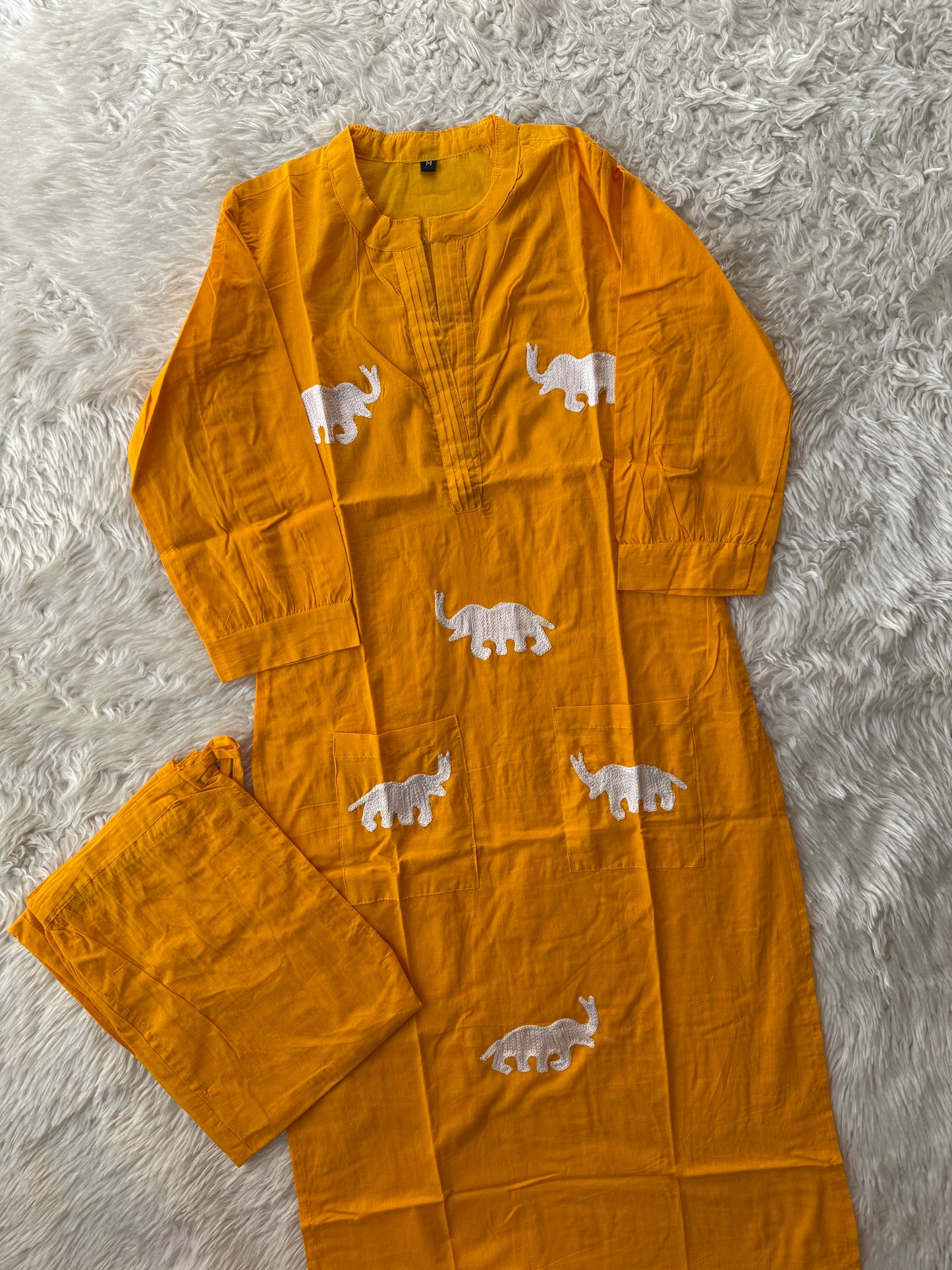 Cotton Kurti Pant Set