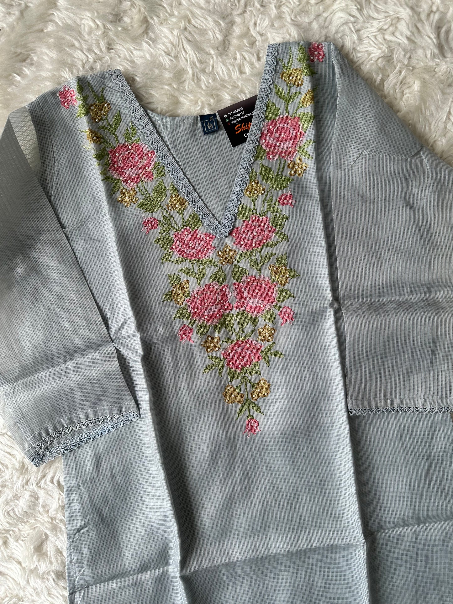 Doriya Kurti Pant Dupatta Set