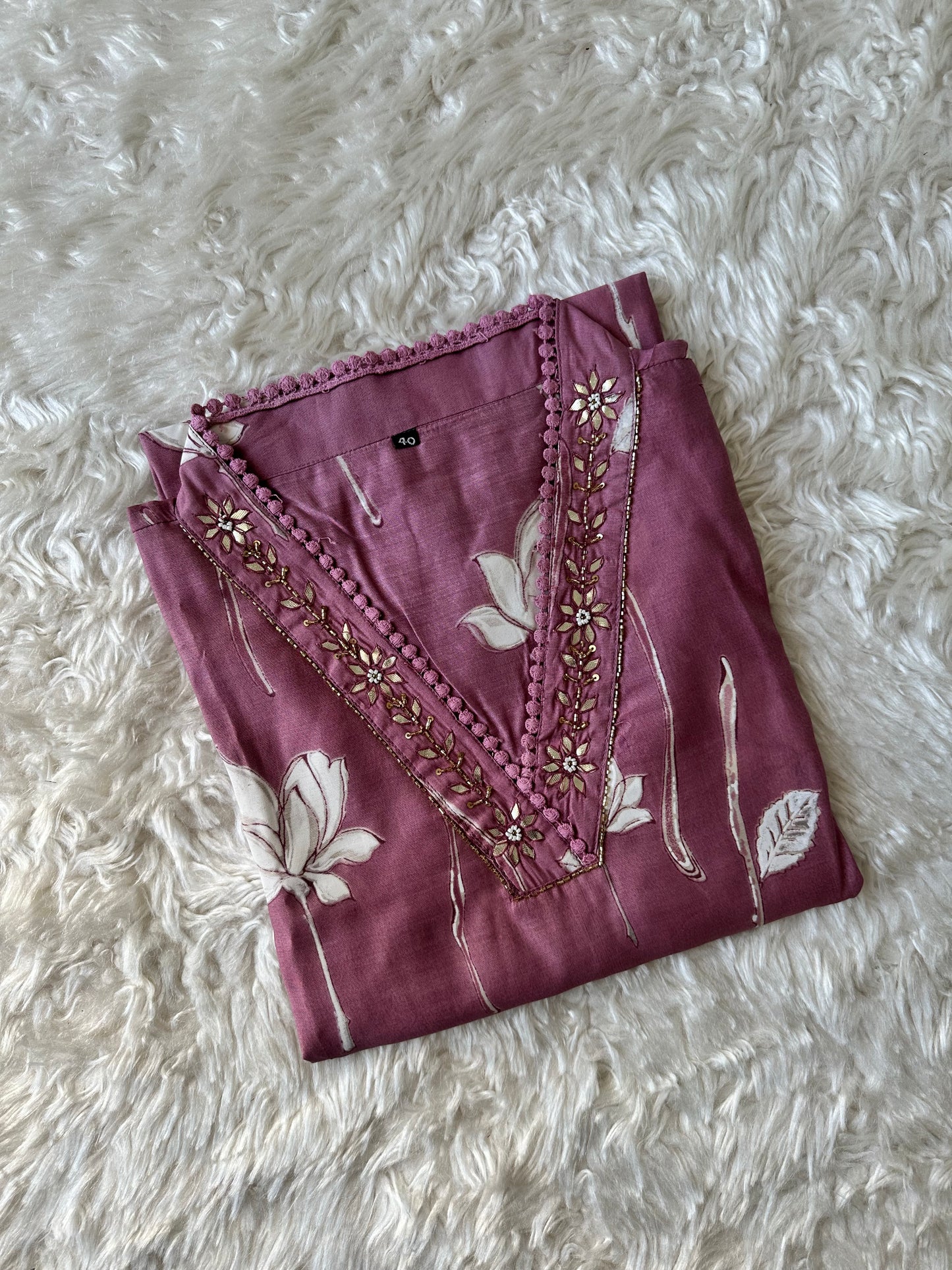 Pure Muslin Silk Co-ord Set