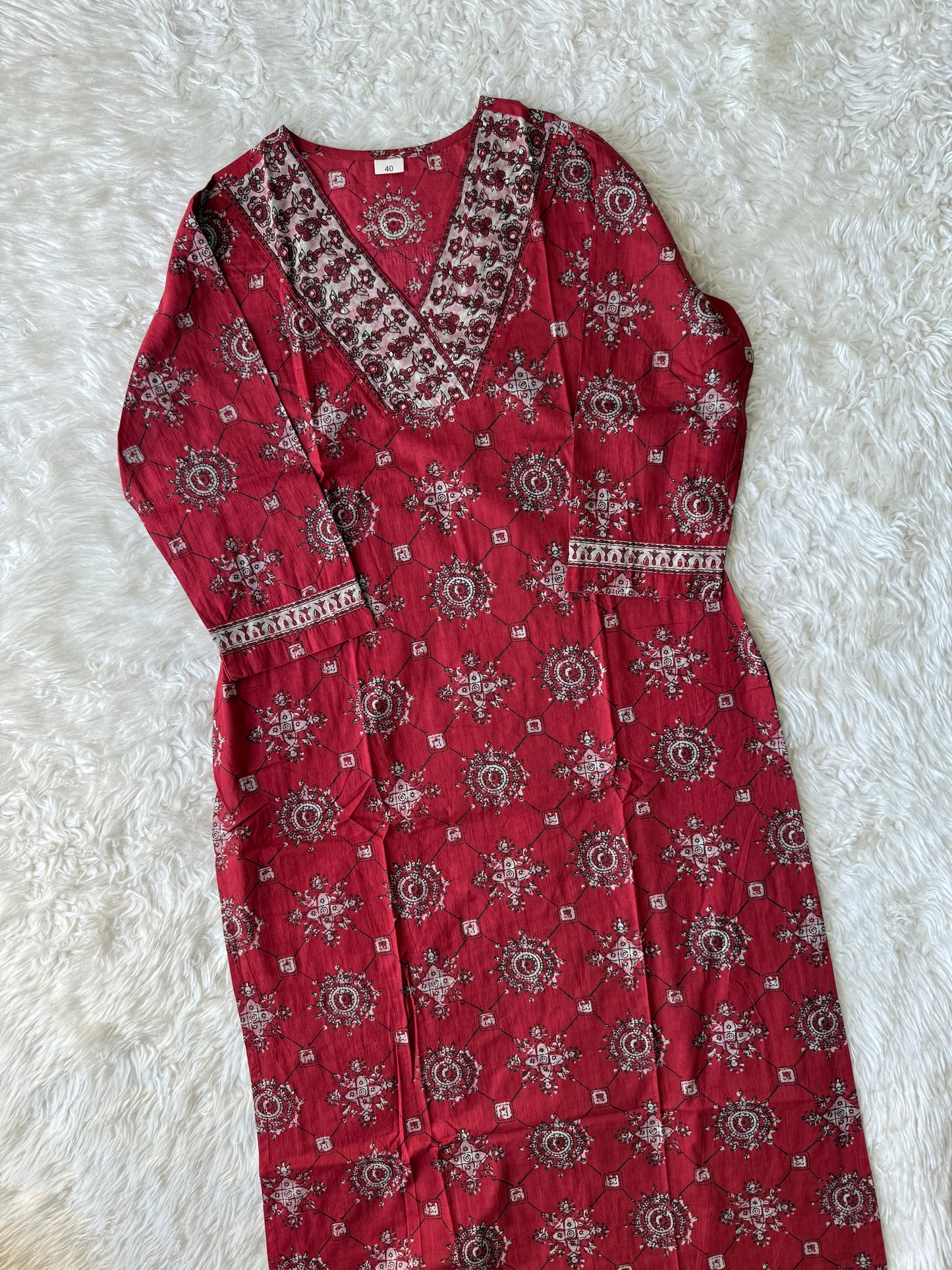 Premium Cotton Kurti Pant Dupatta Set