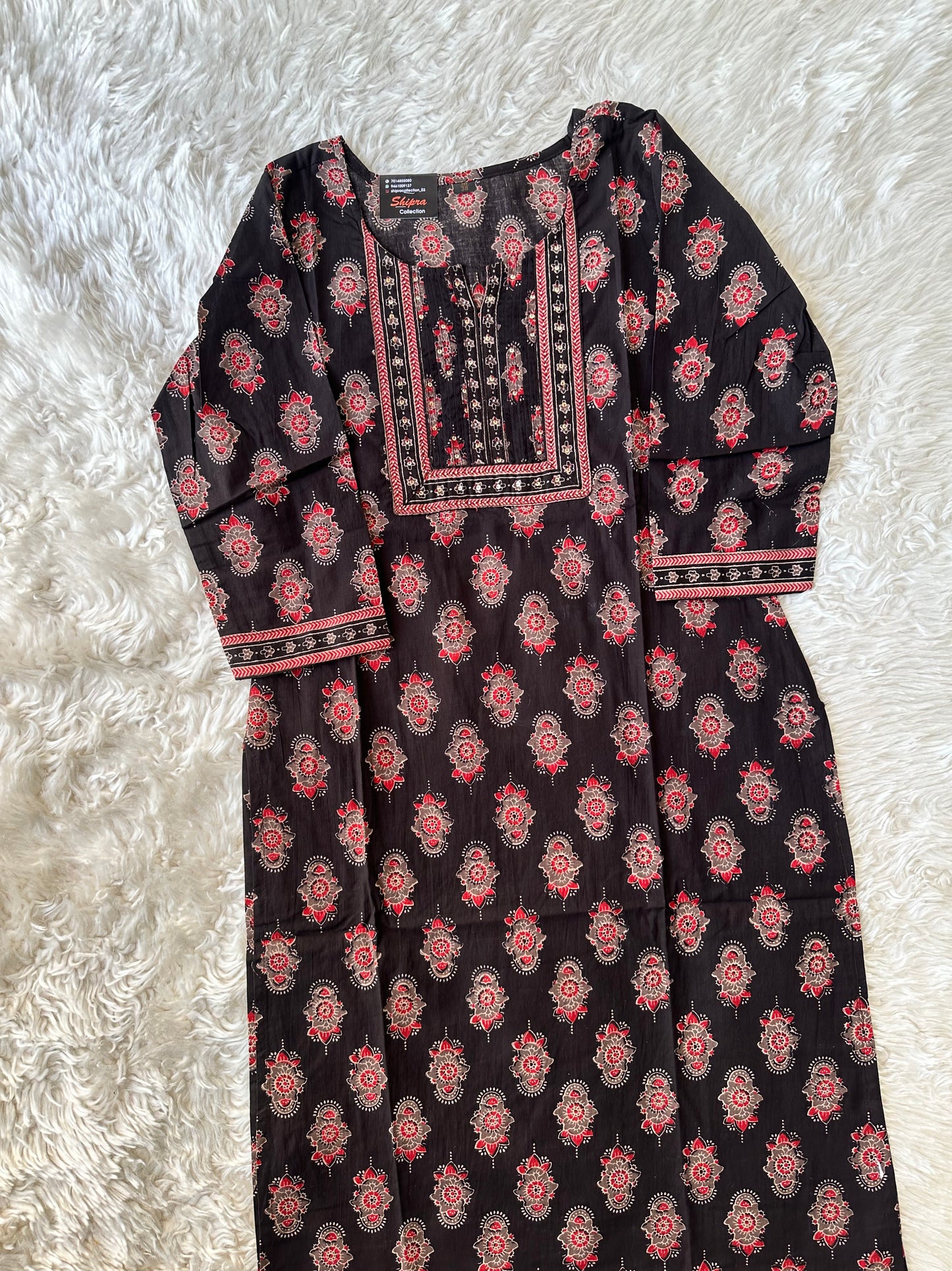 Steal Deal 🚨 Premium Cotton Kurti Pant Dupatta Set