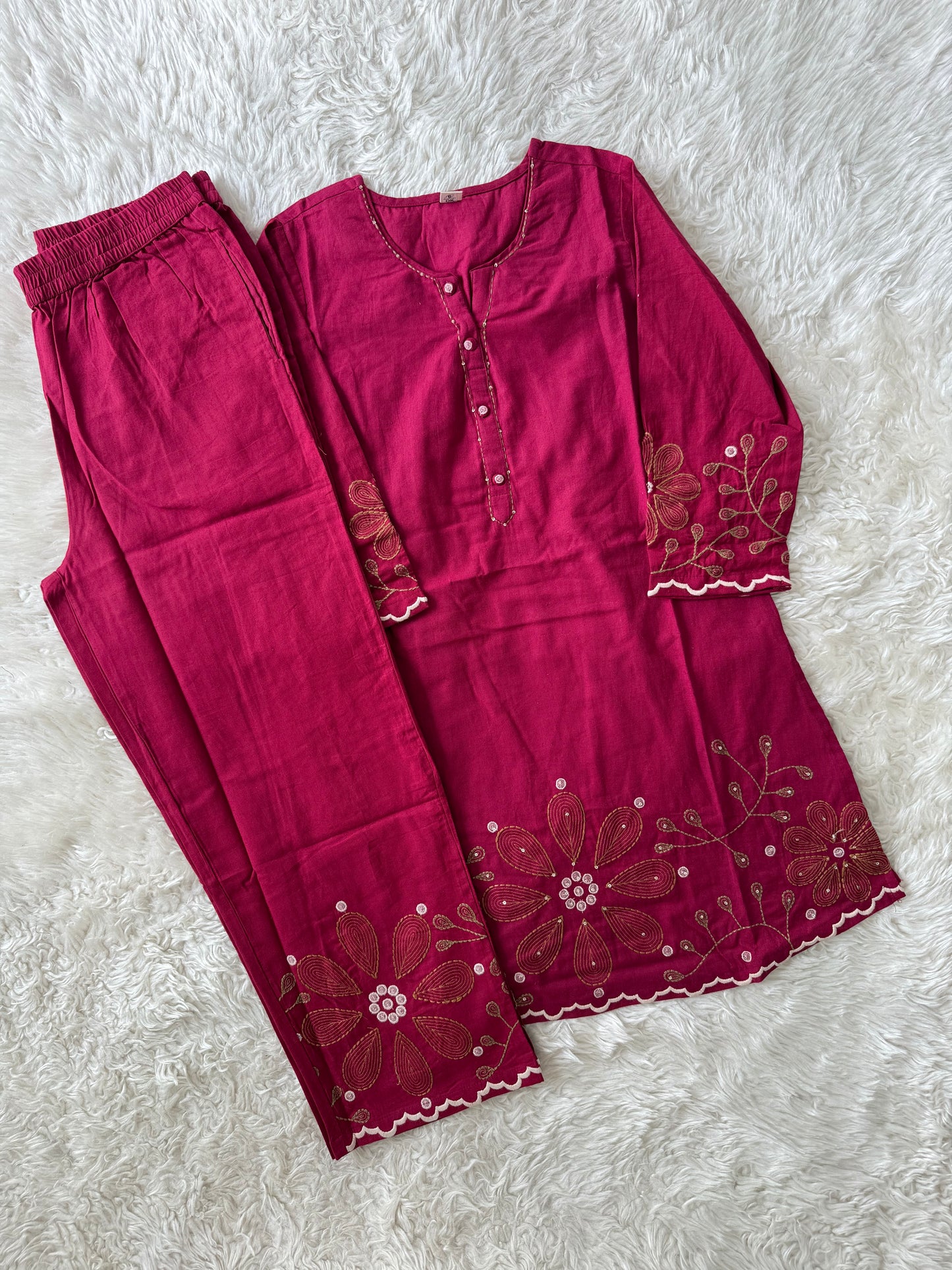 Soft Khadi Cotton Co-ord Set