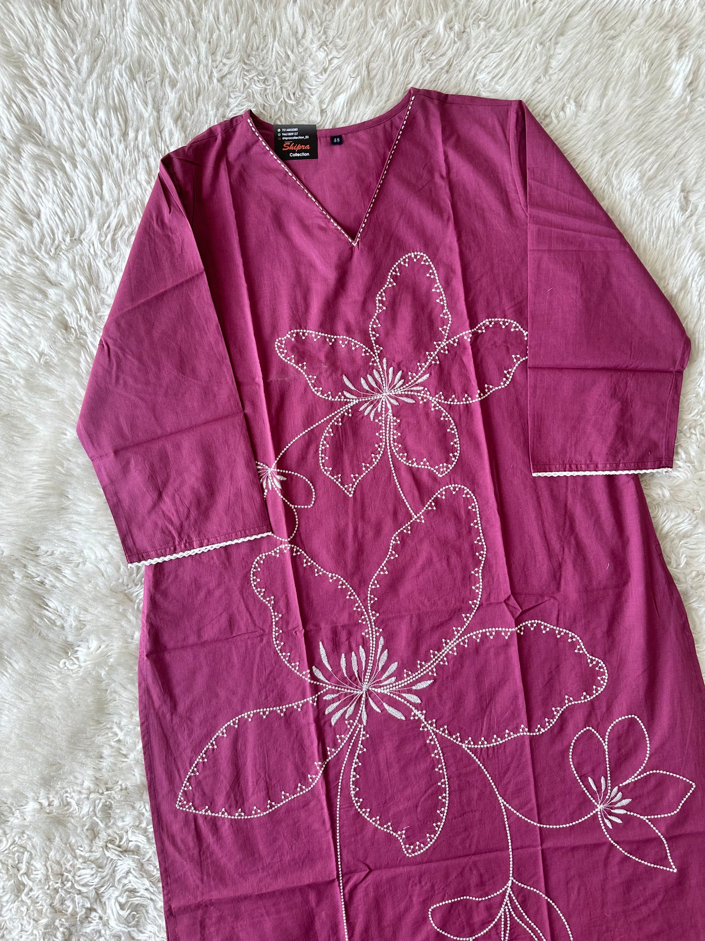 Premium Cotton Thread Work Collection