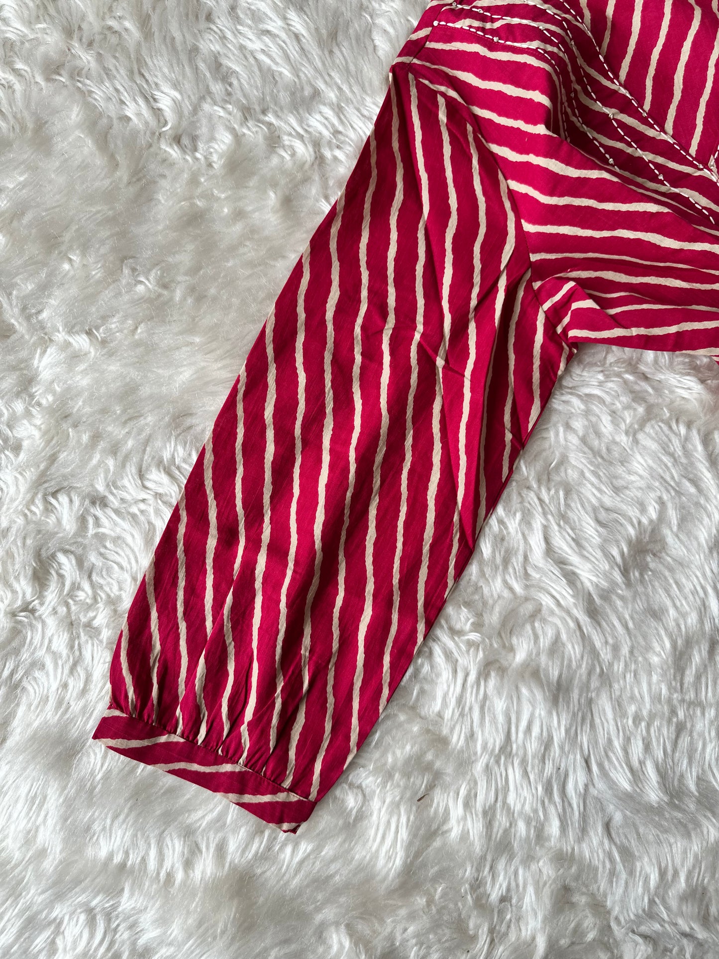 Premium Cotton Lehariya Kurti
